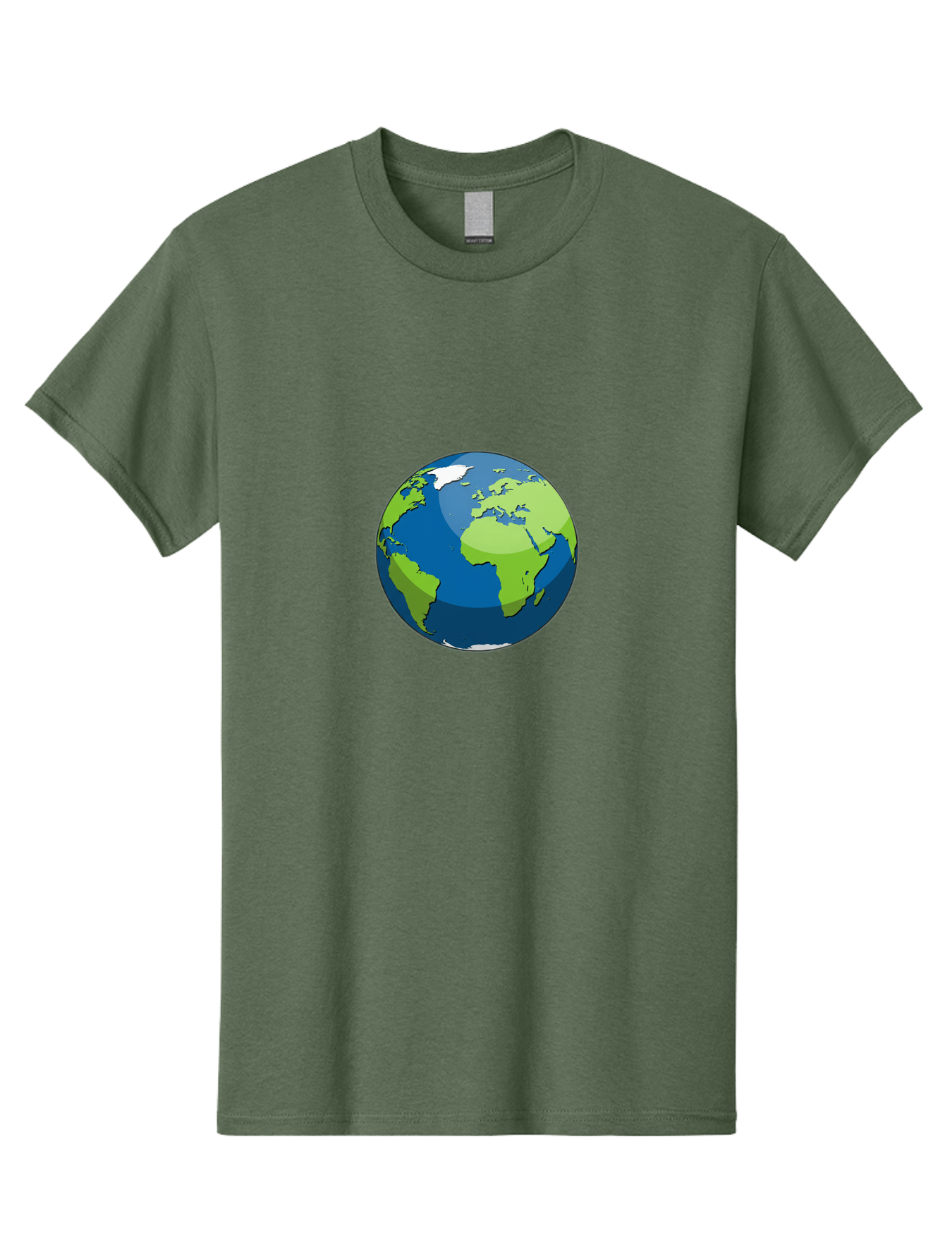 Globe-1 Men'S Graphic Tee, 100% Cotton, Comfortable Casual Summer Wear, Machine Washable, Illustrated Globe, World Map, Global Illustration, 3D Globe, Earth From Space, Cartography, Geography, International, Global Unity, Planet Earth Baa738
