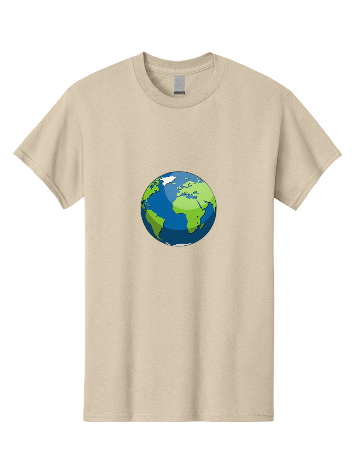 Globe-1 Men'S Graphic Tee, 100% Cotton, Comfortable Casual Summer Wear, Machine Washable, Illustrated Globe, World Map, Global Illustration, 3D Globe, Earth From Space, Cartography, Geography, International, Global Unity, Planet Earth Baa738