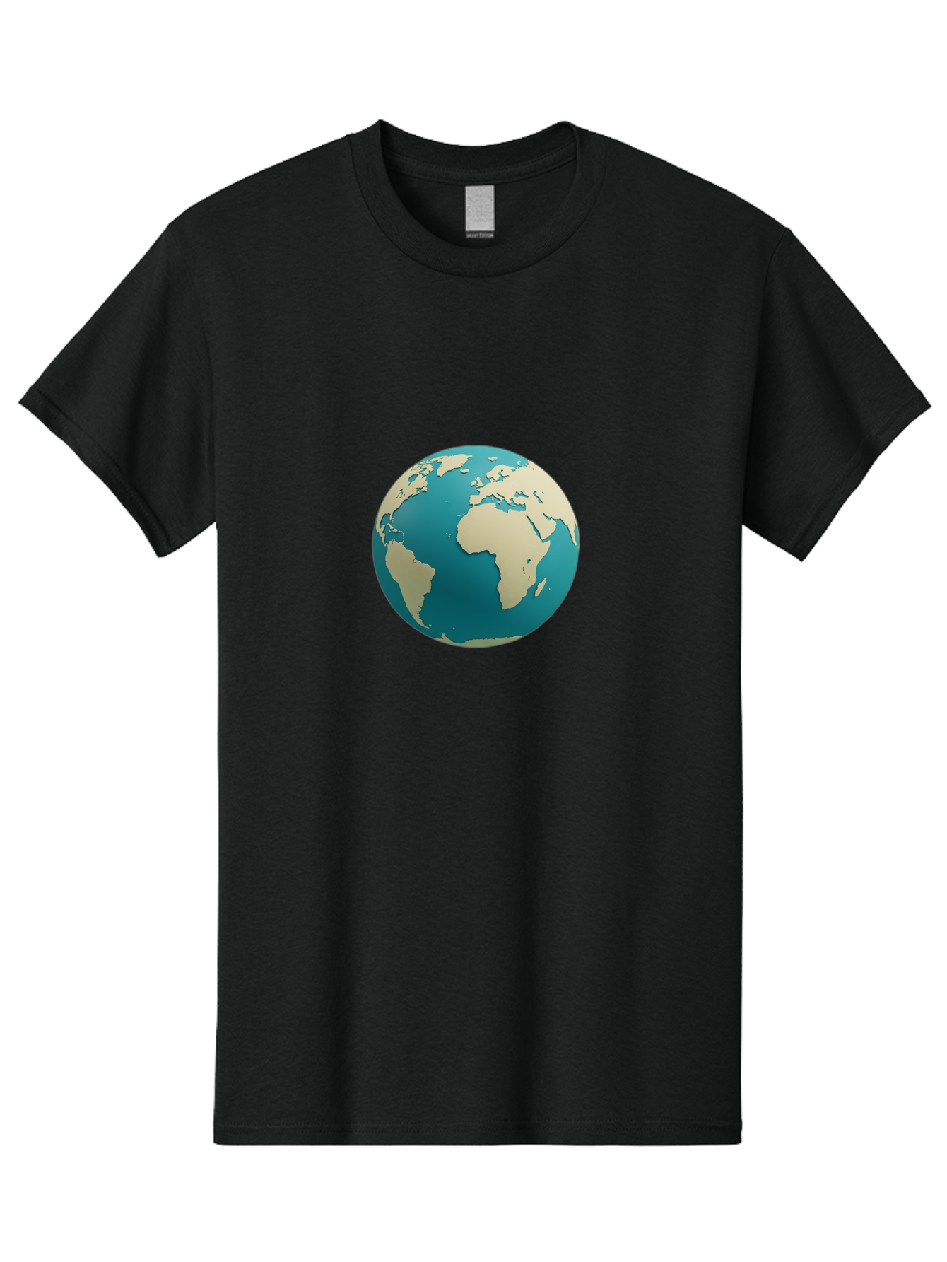 Globe-2 Men'S Graphic Tee, 100% Cotton, Comfortable Casual Summer Wear, Machine Washable, Globe, World Map, Earth, Global Perspective, International, 3D Illustration, Africa, South America, Digital Graphics, Global Unity, Worldview, Baa742