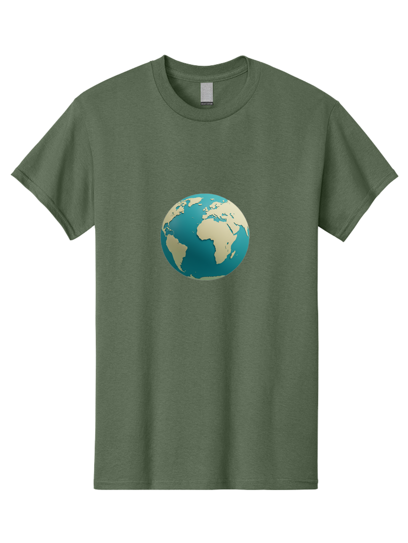 Globe-2 Men'S Graphic Tee, 100% Cotton, Comfortable Casual Summer Wear, Machine Washable, Globe, World Map, Earth, Global Perspective, International, 3D Illustration, Africa, South America, Digital Graphics, Global Unity, Worldview, Baa742