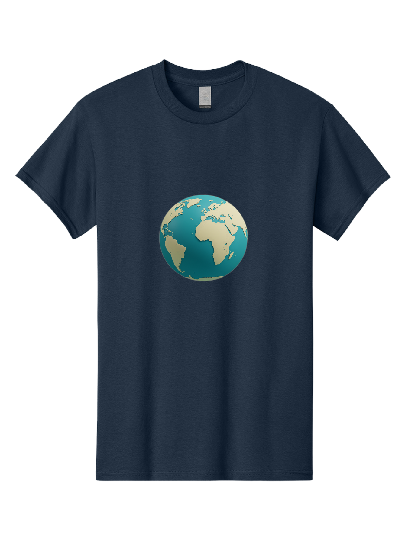 Globe-2 Men'S Graphic Tee, 100% Cotton, Comfortable Casual Summer Wear, Machine Washable, Globe, World Map, Earth, Global Perspective, International, 3D Illustration, Africa, South America, Digital Graphics, Global Unity, Worldview, Baa742