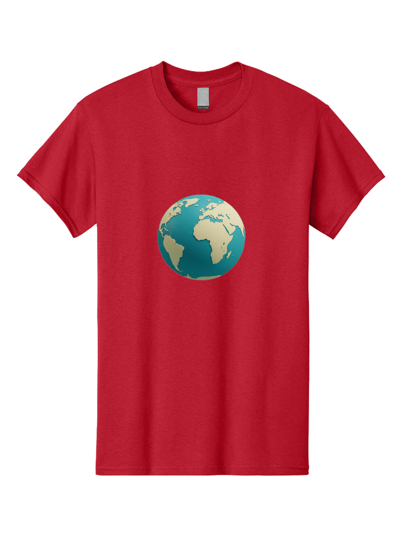 Globe-2 Men'S Graphic Tee, 100% Cotton, Comfortable Casual Summer Wear, Machine Washable, Globe, World Map, Earth, Global Perspective, International, 3D Illustration, Africa, South America, Digital Graphics, Global Unity, Worldview, Baa742