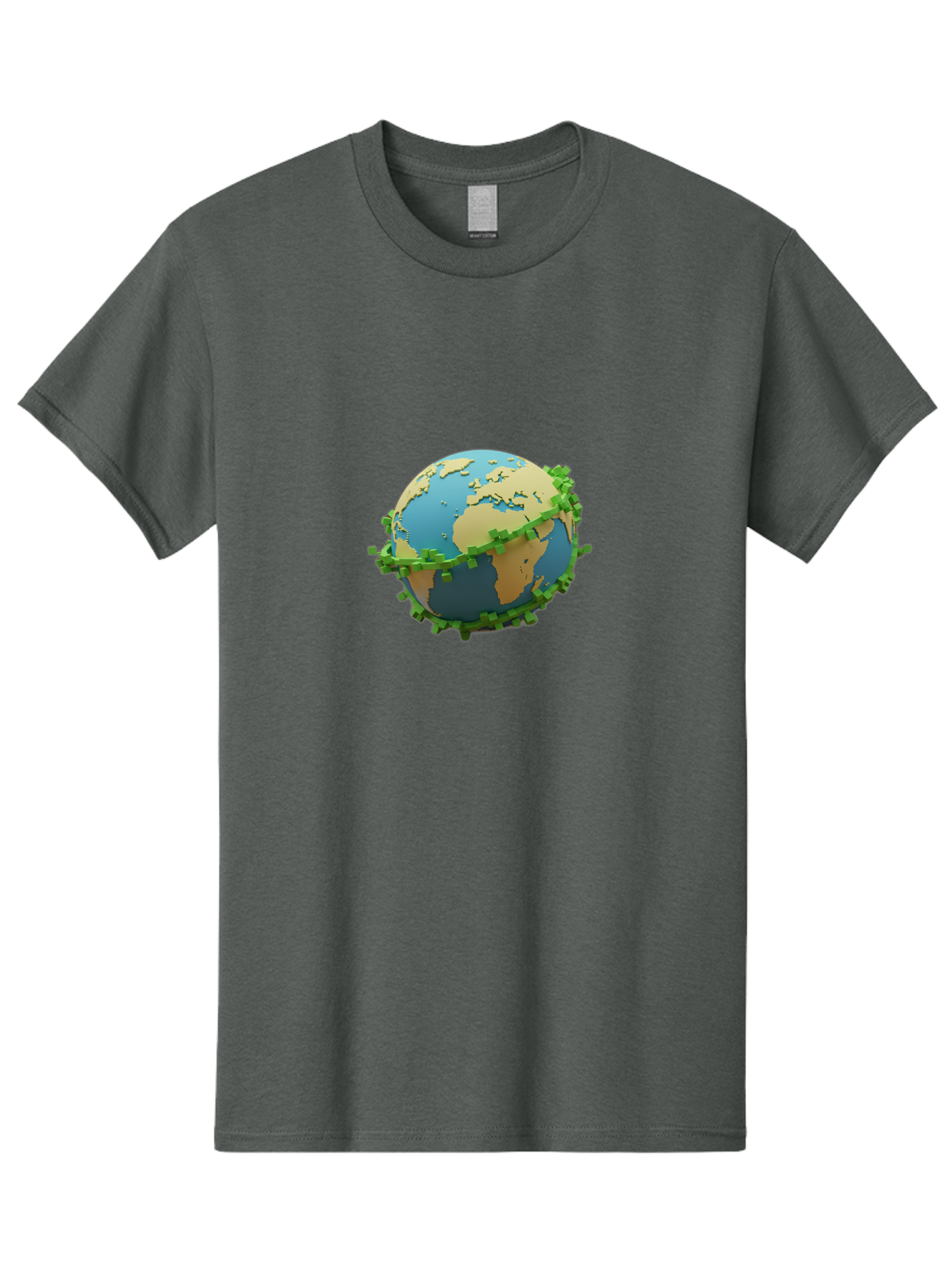 Globe-With-Virus Men'S Graphic Tee, 100% Cotton, Comfortable Casual Summer Wear, Machine Washable, Covid-19 Virus Surrounding The Earth, Global Pandemic, Coronavirus Outbreak, Worldwide Health Crisis, Virus Spread, International Concern Baa762