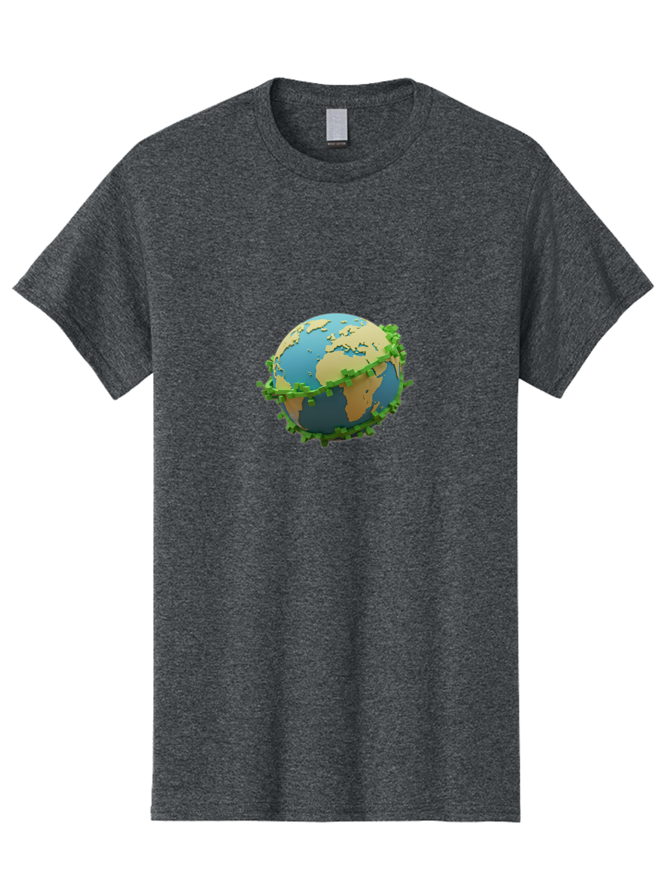 Globe-With-Virus Men'S Graphic Tee, 100% Cotton, Comfortable Casual Summer Wear, Machine Washable, Covid-19 Virus Surrounding The Earth, Global Pandemic, Coronavirus Outbreak, Worldwide Health Crisis, Virus Spread, International Concern Baa762