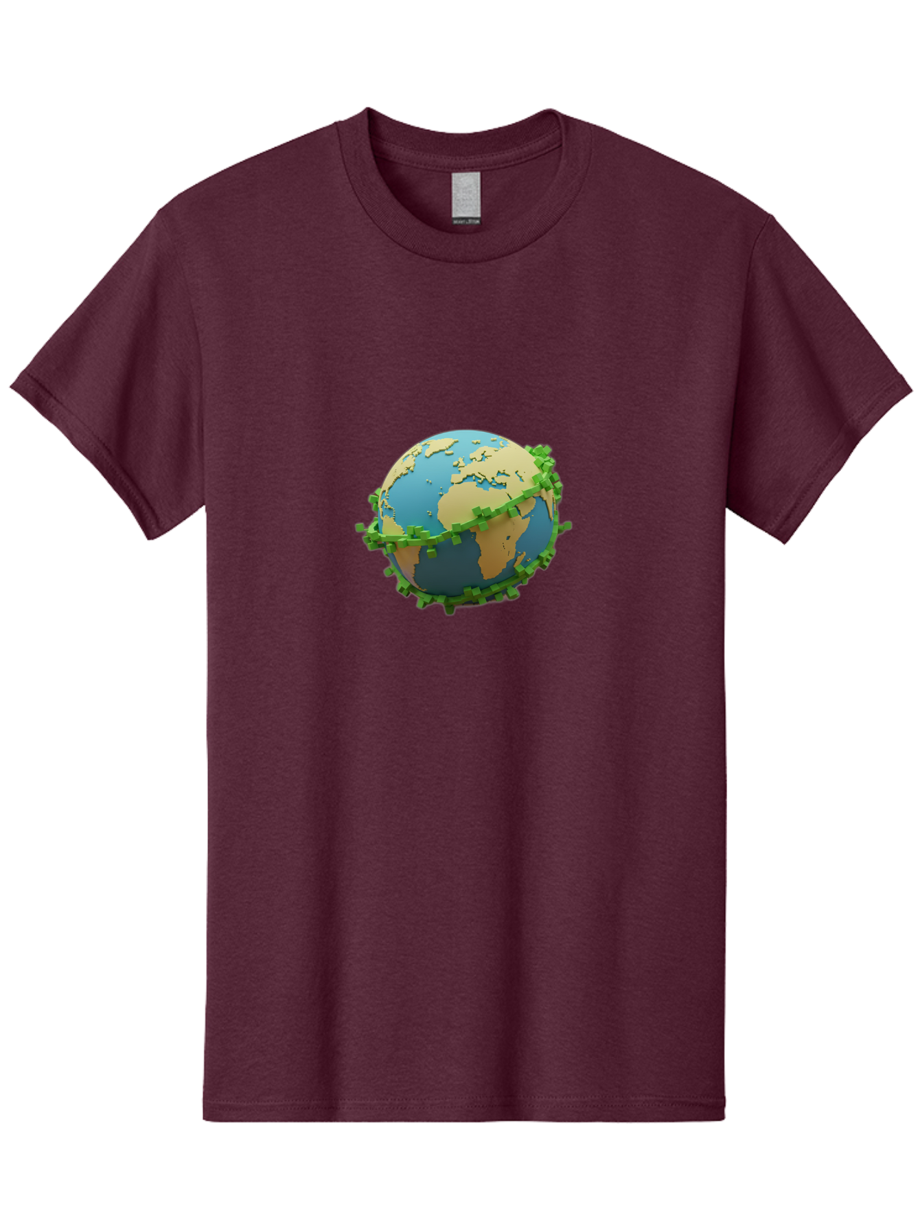 Globe-With-Virus Men'S Graphic Tee, 100% Cotton, Comfortable Casual Summer Wear, Machine Washable, Covid-19 Virus Surrounding The Earth, Global Pandemic, Coronavirus Outbreak, Worldwide Health Crisis, Virus Spread, International Concern Baa762