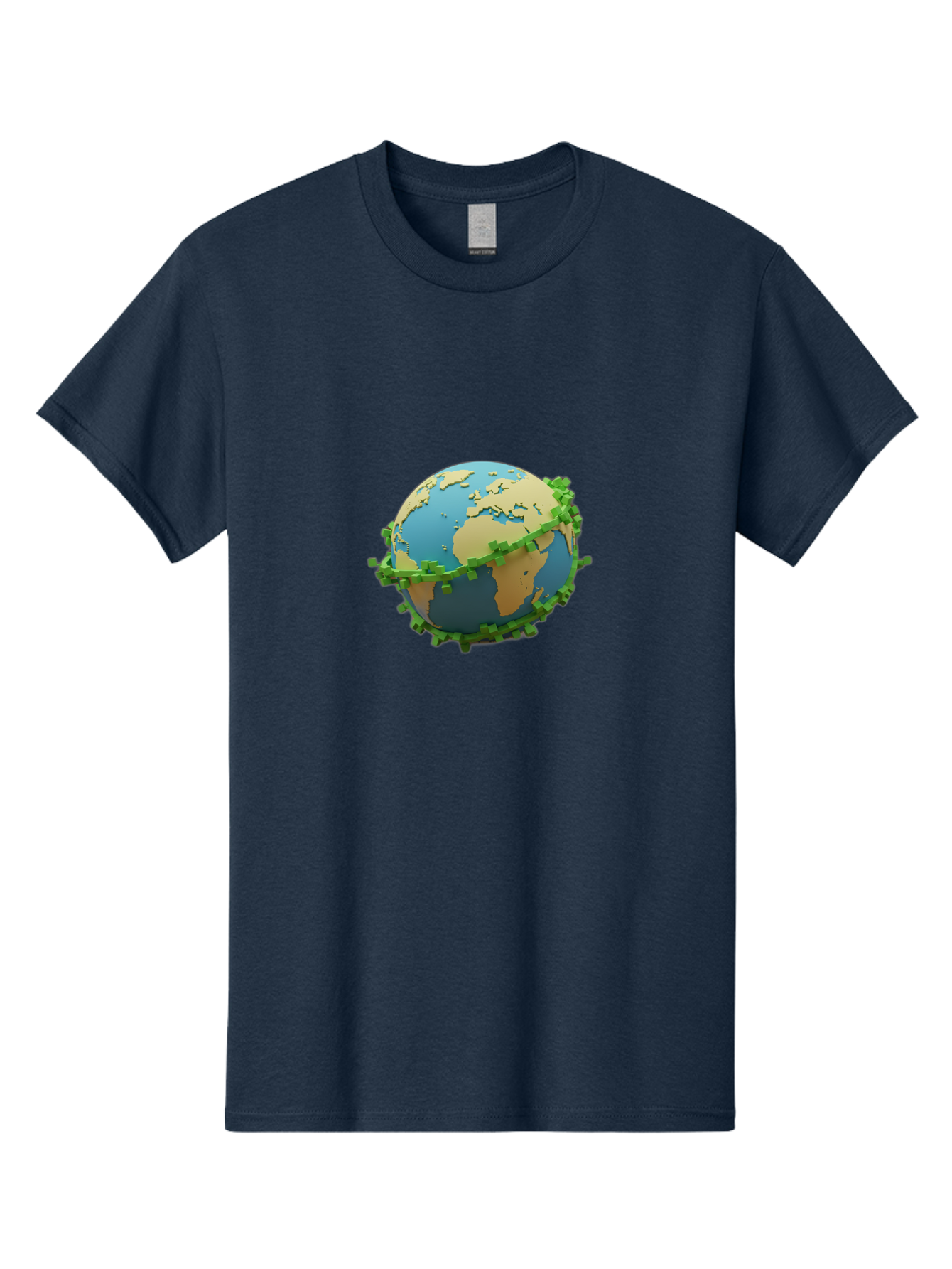 Globe-With-Virus Men'S Graphic Tee, 100% Cotton, Comfortable Casual Summer Wear, Machine Washable, Covid-19 Virus Surrounding The Earth, Global Pandemic, Coronavirus Outbreak, Worldwide Health Crisis, Virus Spread, International Concern Baa762