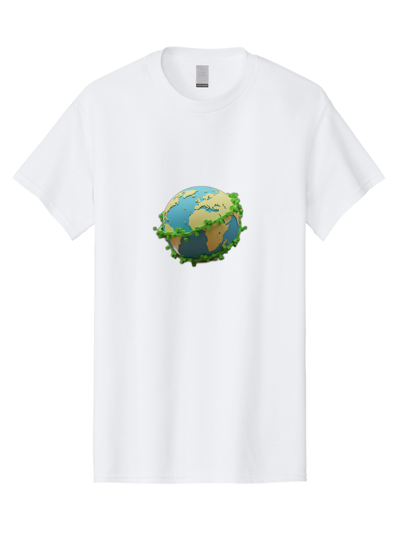 Globe-With-Virus Men'S Graphic Tee, 100% Cotton, Comfortable Casual Summer Wear, Machine Washable, Covid-19 Virus Surrounding The Earth, Global Pandemic, Coronavirus Outbreak, Worldwide Health Crisis, Virus Spread, International Concern Baa762