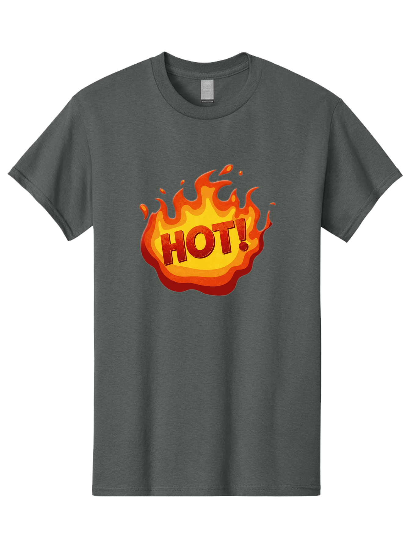 Hot-11 Men'S Graphic Tee, 100% Cotton, Comfortable Casual Summer Wear, Machine Washable, Flames, Fire, Hot, Trending, Popular, Exciting, Bold, Fiery, Energetic, Passionate, Hot! Baa799