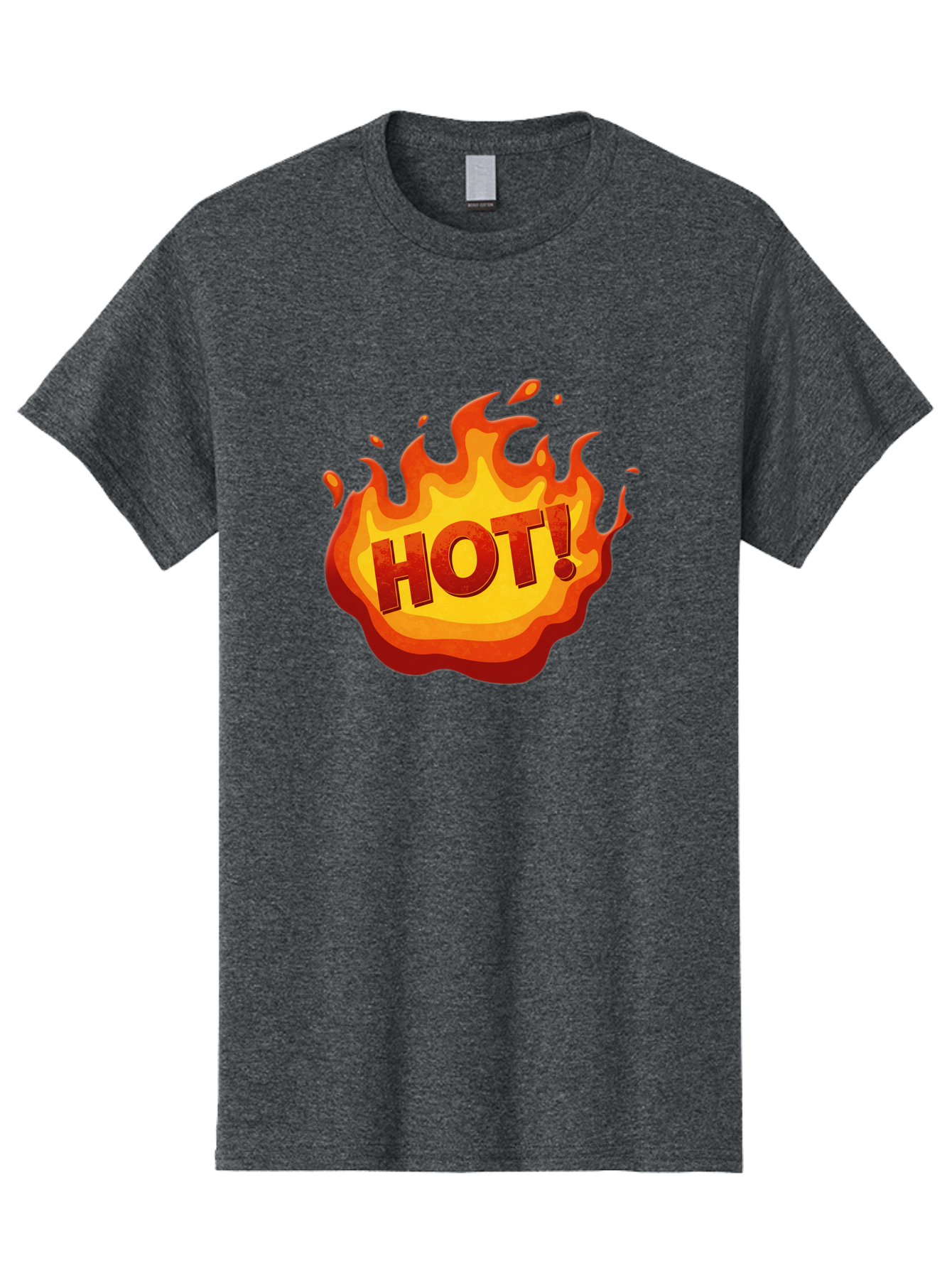 Hot-11 Men'S Graphic Tee, 100% Cotton, Comfortable Casual Summer Wear, Machine Washable, Flames, Fire, Hot, Trending, Popular, Exciting, Bold, Fiery, Energetic, Passionate, Hot! Baa799