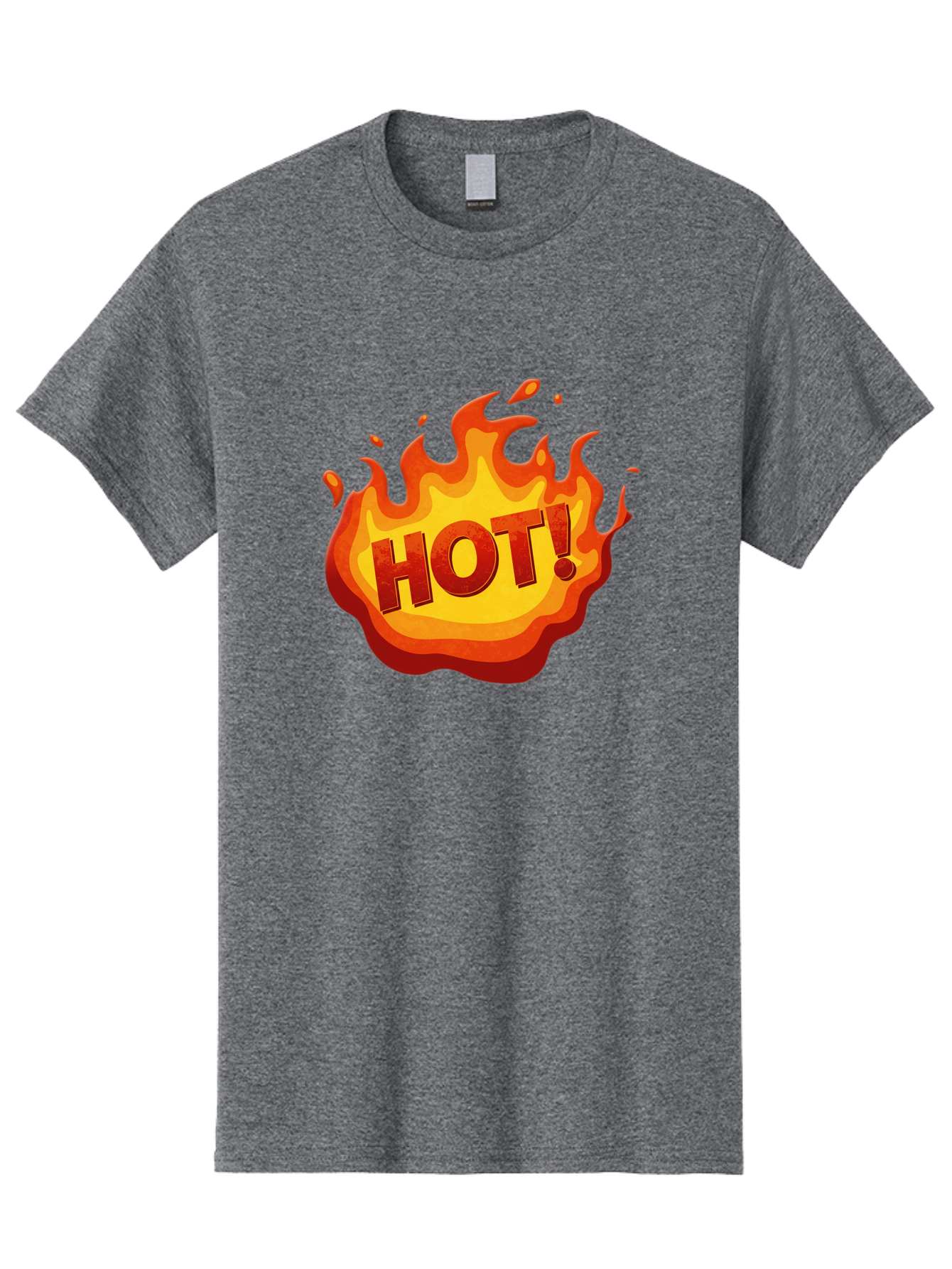 Hot-11 Men'S Graphic Tee, 100% Cotton, Comfortable Casual Summer Wear, Machine Washable, Flames, Fire, Hot, Trending, Popular, Exciting, Bold, Fiery, Energetic, Passionate, Hot! Baa799