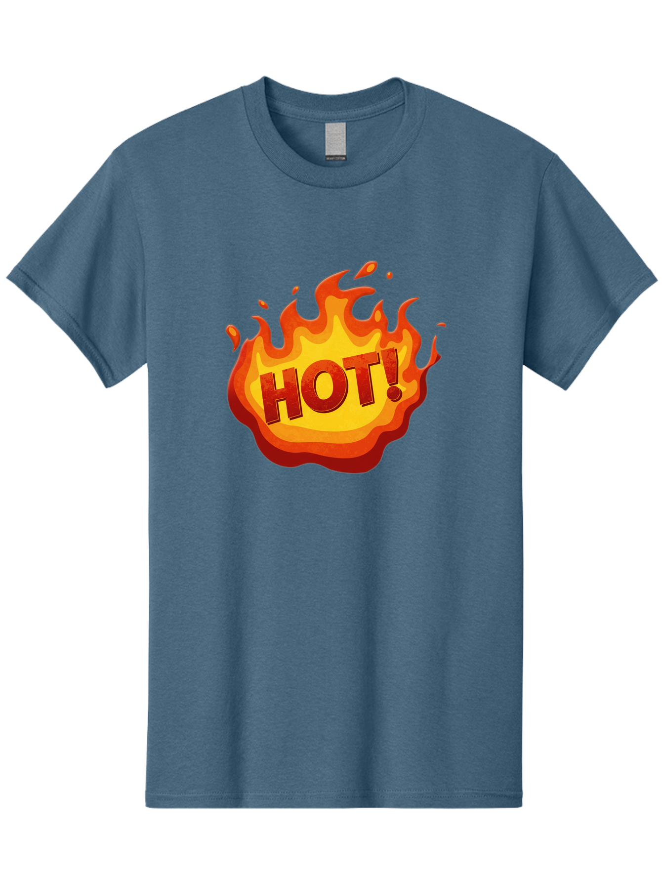 Hot-11 Men'S Graphic Tee, 100% Cotton, Comfortable Casual Summer Wear, Machine Washable, Flames, Fire, Hot, Trending, Popular, Exciting, Bold, Fiery, Energetic, Passionate, Hot! Baa799