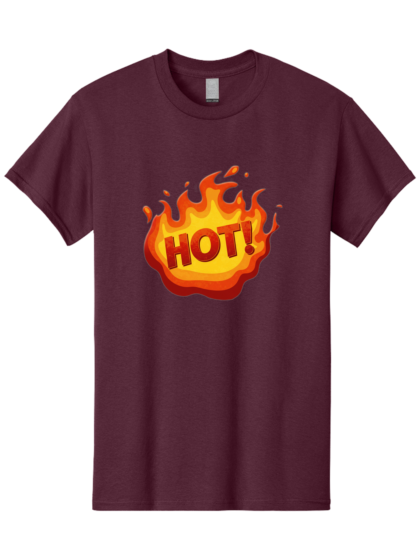 Hot-11 Men'S Graphic Tee, 100% Cotton, Comfortable Casual Summer Wear, Machine Washable, Flames, Fire, Hot, Trending, Popular, Exciting, Bold, Fiery, Energetic, Passionate, Hot! Baa799