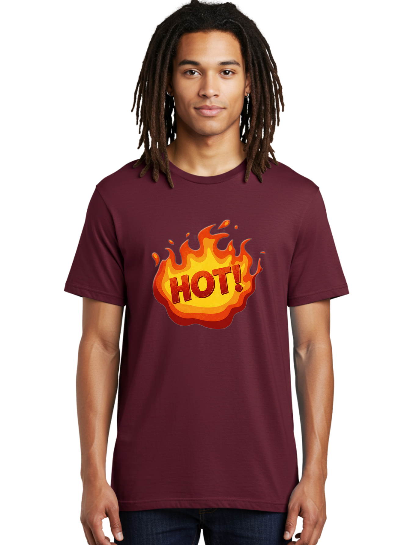 Hot-11 Men'S Graphic Tee, 100% Cotton, Comfortable Casual Summer Wear, Machine Washable, Flames, Fire, Hot, Trending, Popular, Exciting, Bold, Fiery, Energetic, Passionate, Hot! Baa799