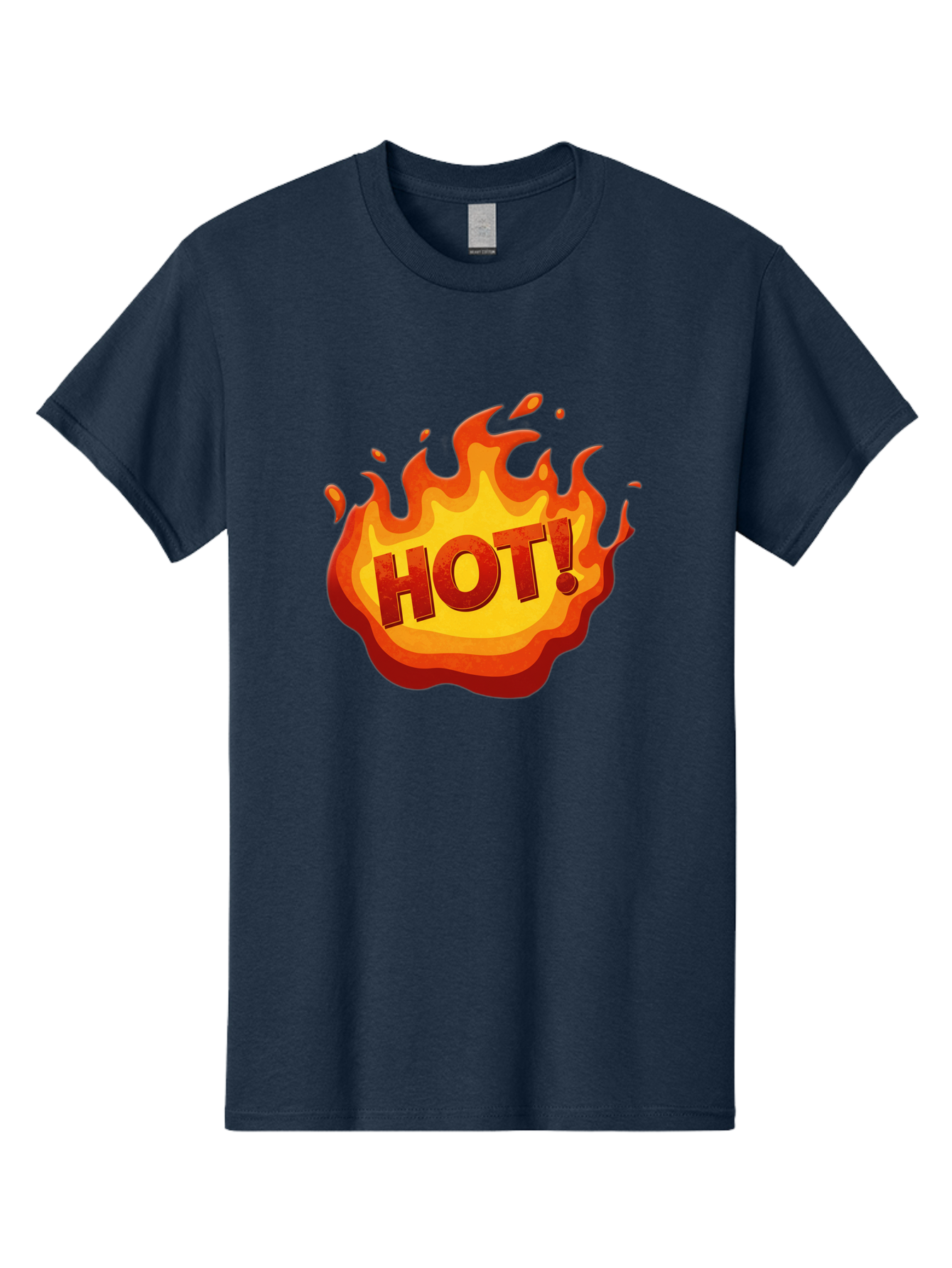 Hot-11 Men'S Graphic Tee, 100% Cotton, Comfortable Casual Summer Wear, Machine Washable, Flames, Fire, Hot, Trending, Popular, Exciting, Bold, Fiery, Energetic, Passionate, Hot! Baa799