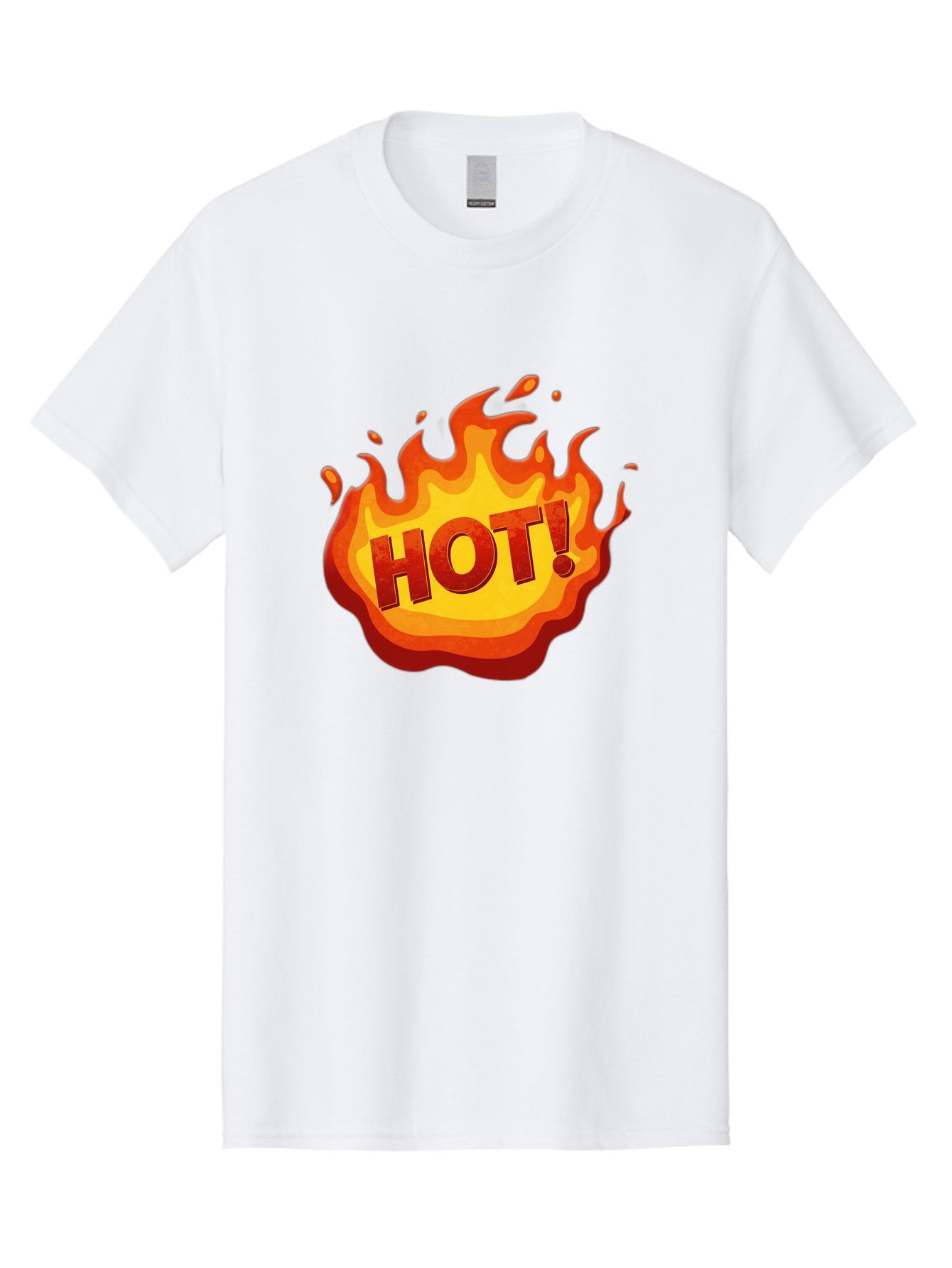 Hot-11 Men'S Graphic Tee, 100% Cotton, Comfortable Casual Summer Wear, Machine Washable, Flames, Fire, Hot, Trending, Popular, Exciting, Bold, Fiery, Energetic, Passionate, Hot! Baa799