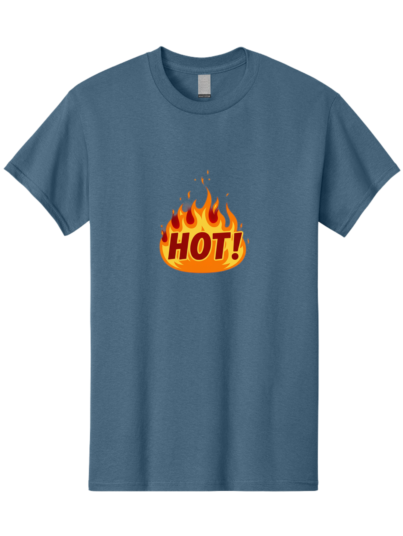 Hot-9 Men'S Graphic Tee, 100% Cotton, Comfortable Casual Summer Wear, Machine Washable, Fire Flames, Hot Deal, Burning Passion, Fiery Energy, Bold Graphics, Intense Design, Hot!, Burning Text Baa808