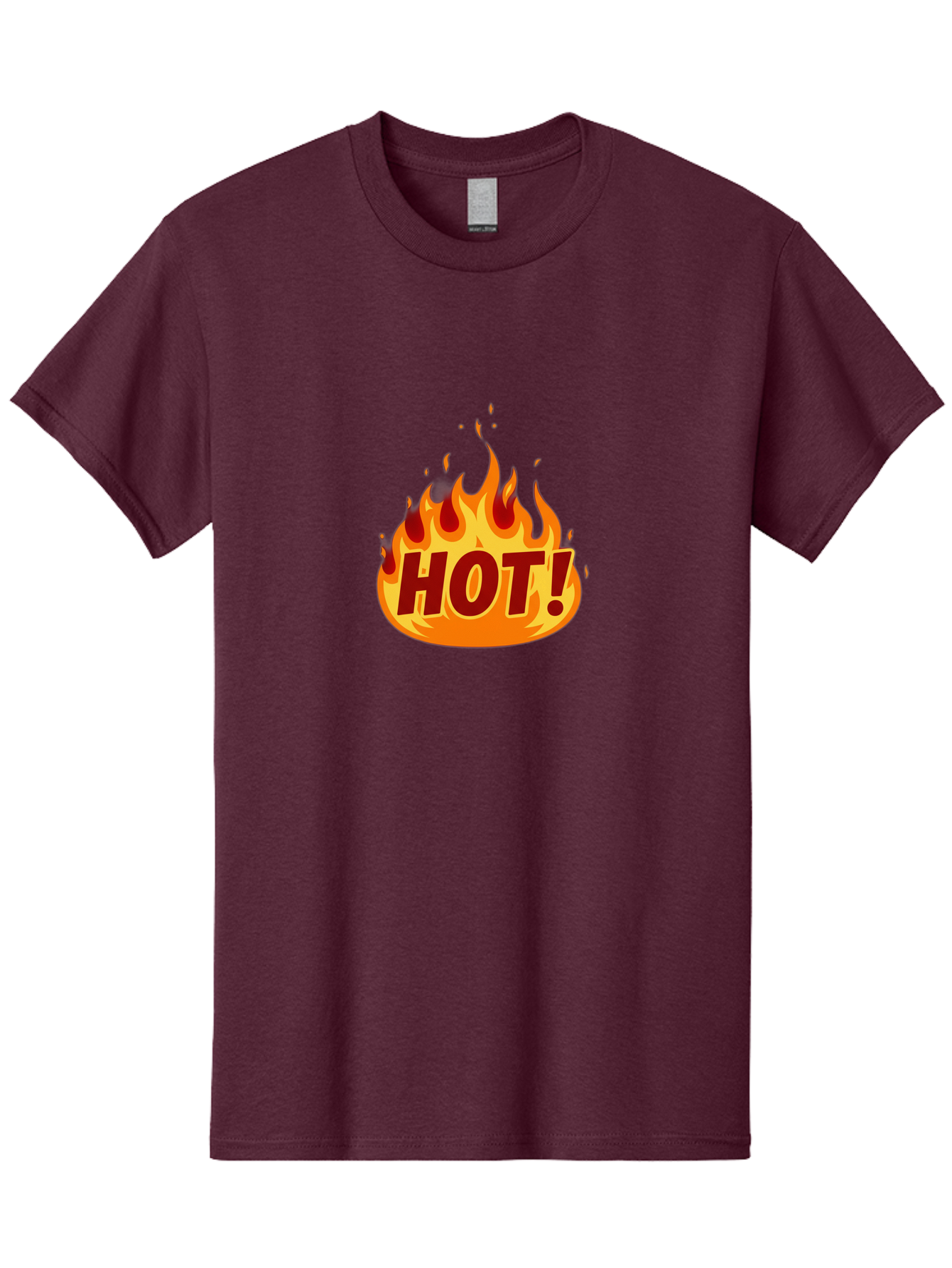 Hot-9 Men'S Graphic Tee, 100% Cotton, Comfortable Casual Summer Wear, Machine Washable, Fire Flames, Hot Deal, Burning Passion, Fiery Energy, Bold Graphics, Intense Design, Hot!, Burning Text Baa808