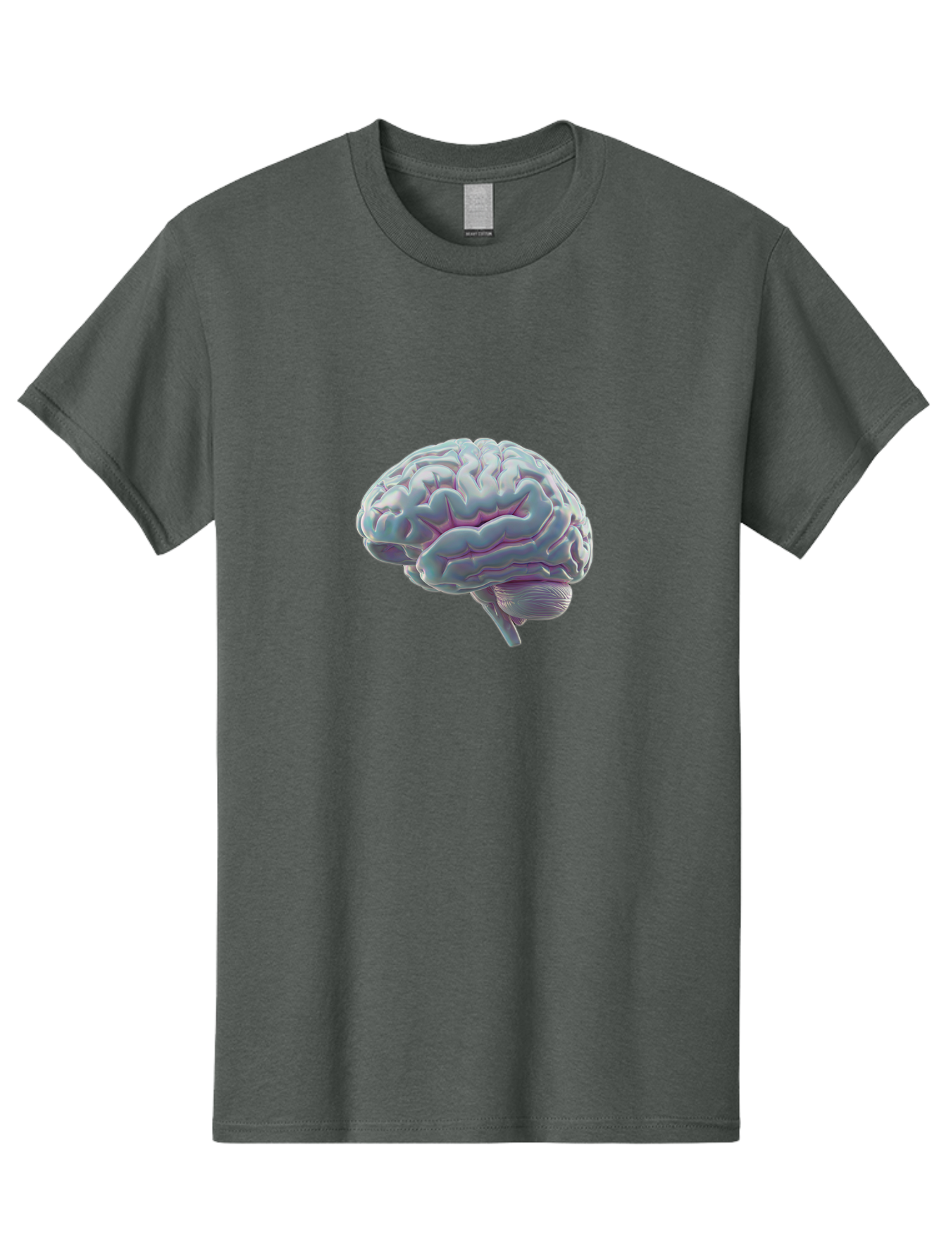 Human-Brain-9 Men'S Graphic Tee, 100% Cotton, Comfortable Casual Summer Wear, Machine Washable, Human Brain, Neuroscience, Cognitive Function, Brain Anatomy, Medical Illustration, 3D Rendering, Detailed Structure, Cerebral Cortex Baa847