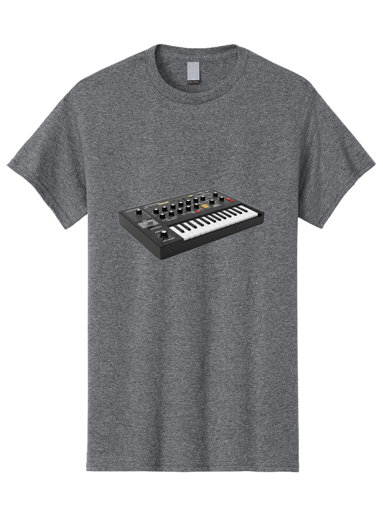 Korg-Minilogue-3 Men'S Graphic Tee, 100% Cotton, Comfortable Casual Summer Wear, Machine Washable, Korg Minilogue Synthesizer, Music Production Equipment, Sound Design Tools, Analog Synthesizer, Electronic Music Gear, Audio Processing Units, Baa906