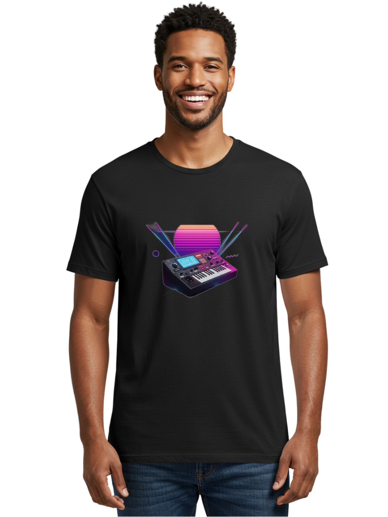 Korg-Minilogue Men'S Graphic Tee, 100% Cotton, Comfortable Casual Summer Wear, Machine Washable, Korg Minilogue Synthesizer, Music Production, Sound Design, Audio Equipment, Electronic Music, Synth, Musical Instrument, Music Gear, Baa907