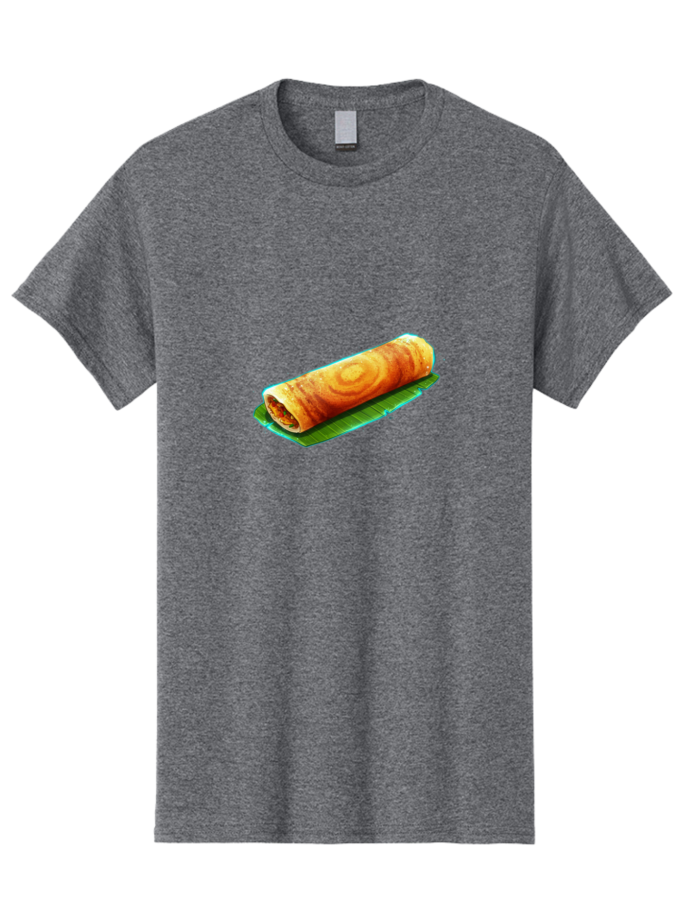 Masala-Dosa-16 Men'S Graphic Tee, 100% Cotton, Comfortable Casual Summer Wear, Machine Washable, South Indian Cuisine, Traditional Breakfast, Masala Dosa, Savory Crepe, Fermented Rice, Crispy Texture, Delicious Food, Indian Street Food Baa977