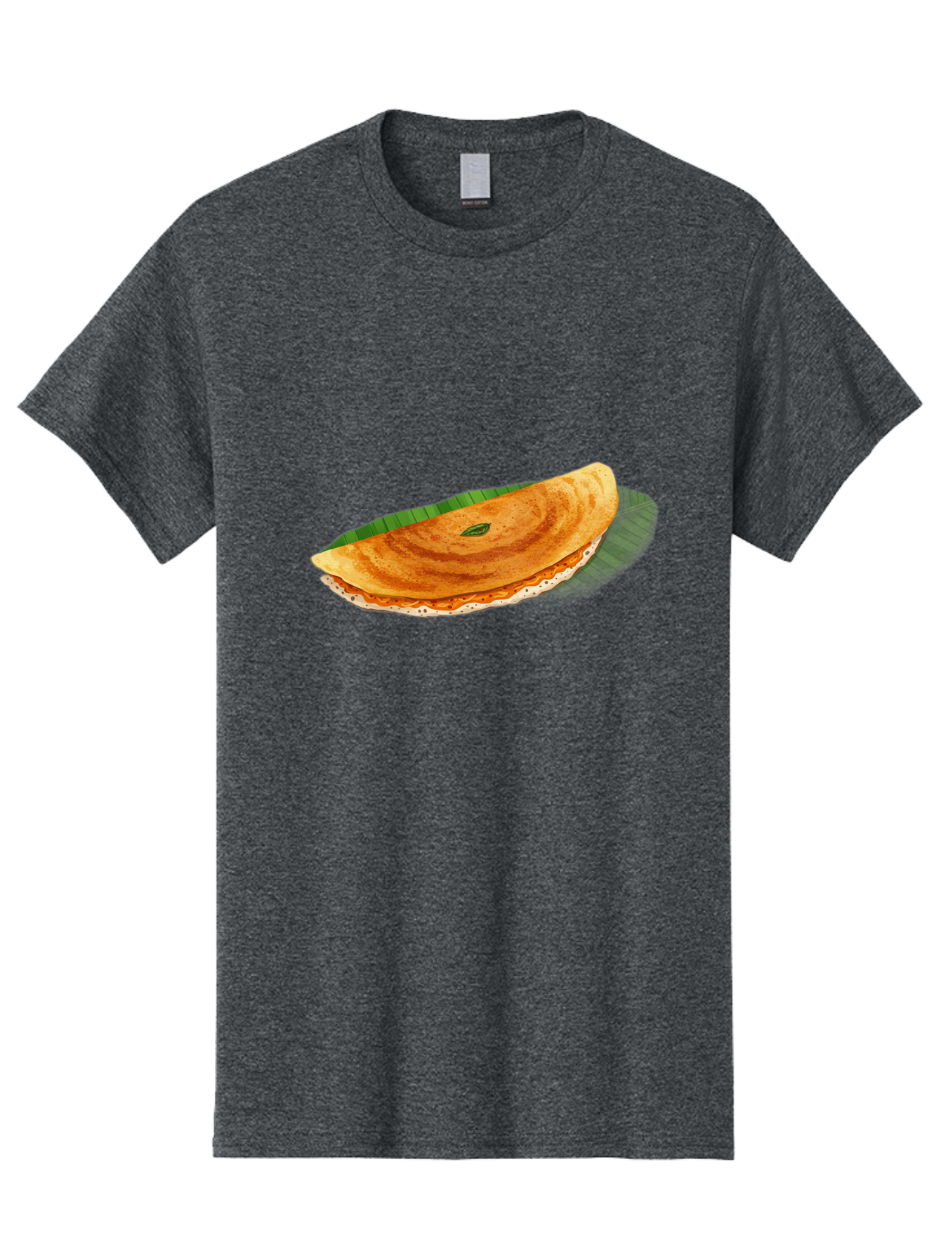 Masala-Dosa-3 Men'S Graphic Tee, 100% Cotton, Comfortable Casual Summer Wear, Machine Washable, South Indian Cuisine, Traditional Breakfast, Masala Dosa, Crispy Crepe, Savory Filling, Spicy Potato, Fermented Rice, Lentil Batter, Baa981