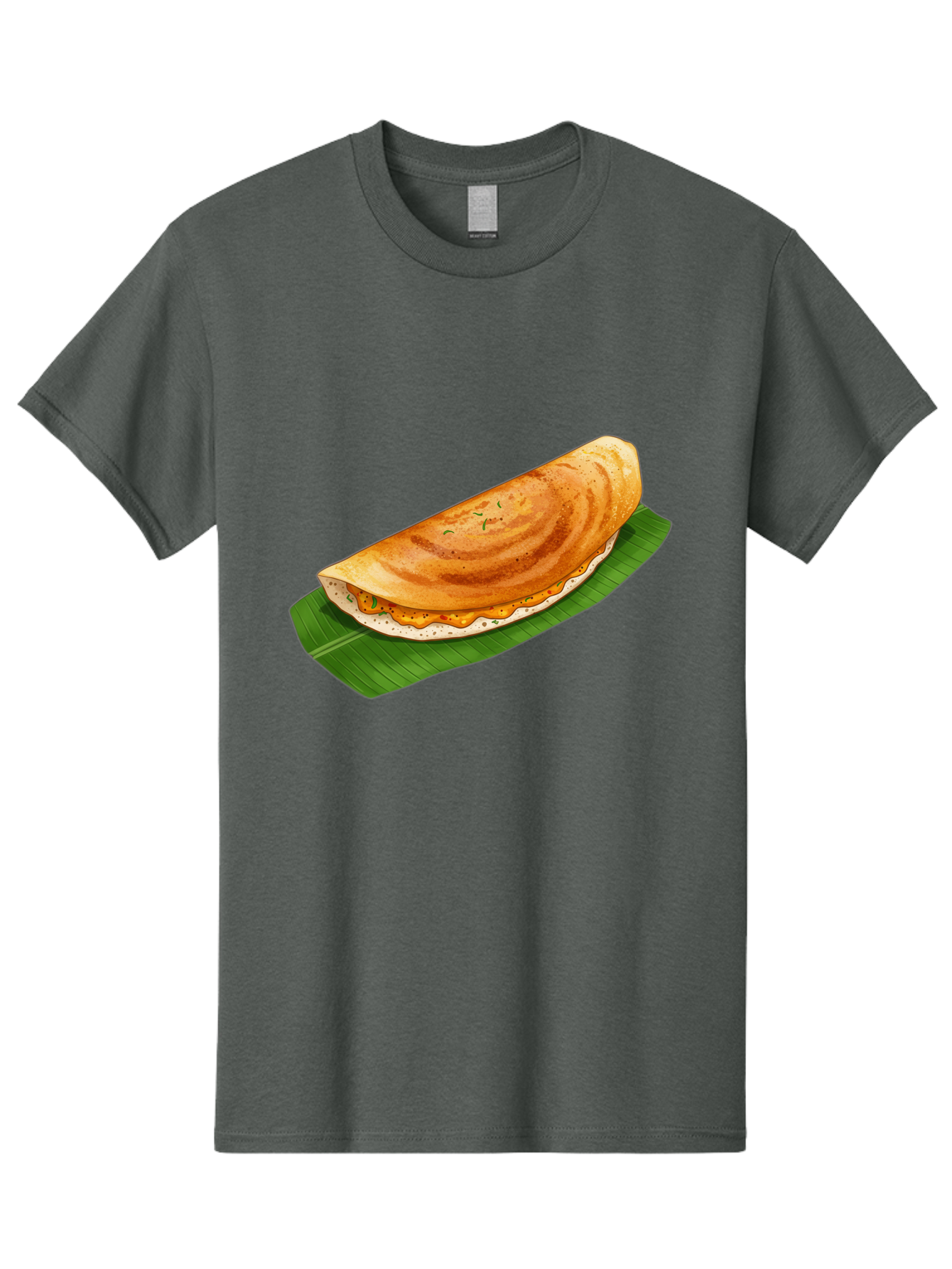 Masala-Dosa-5 Men'S Graphic Tee, 100% Cotton, Comfortable Casual Summer Wear, Machine Washable, Indian Cuisine, South Indian Food, Dosa Recipe, Masala Dosa, Savory Crepe, Fermented Rice, Savory Filling, Spicy Potato, Breakfast Dish, Baa983