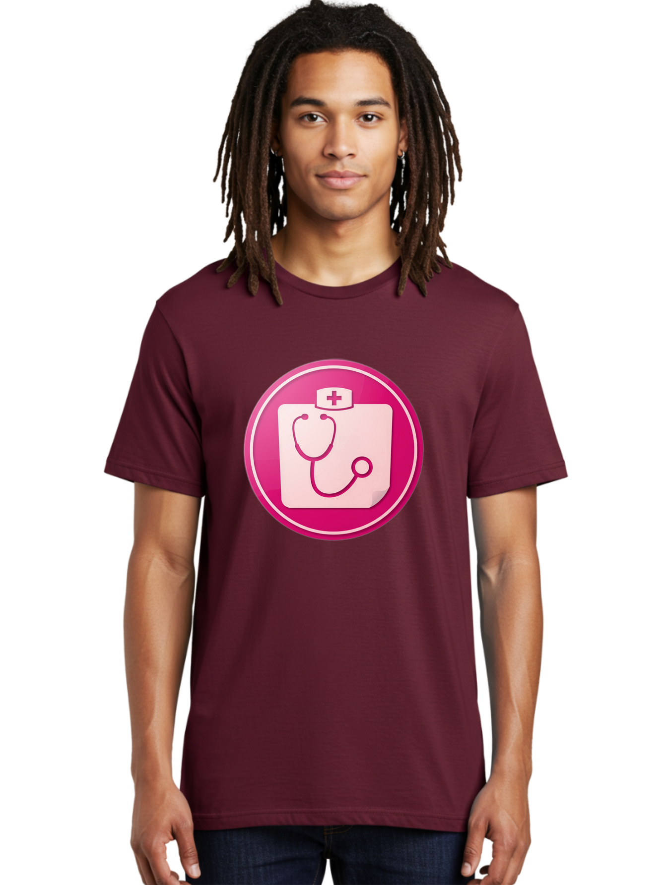 Medical-File Men'S Graphic Tee, 100% Cotton, Comfortable Casual Summer Wear, Machine Washable, Medical Symbol, Health Care Icon, Medical Cross, Doctor'S Emblem, Stethoscope Illustration, Medical Logo, Healthcare Symbol Baa994