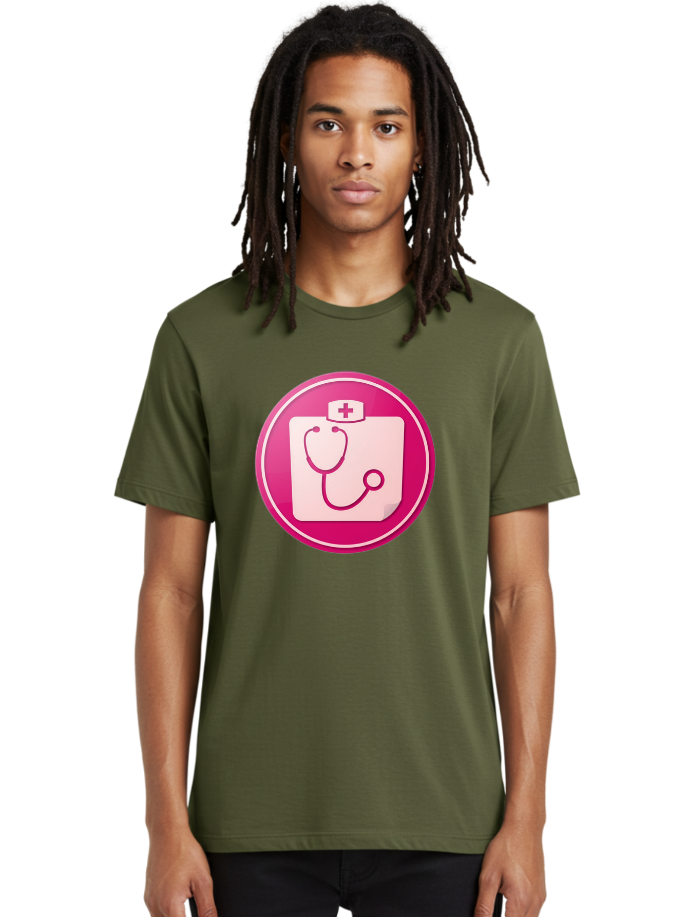 Medical-File Men'S Graphic Tee, 100% Cotton, Comfortable Casual Summer Wear, Machine Washable, Medical Symbol, Health Care Icon, Medical Cross, Doctor'S Emblem, Stethoscope Illustration, Medical Logo, Healthcare Symbol Baa994