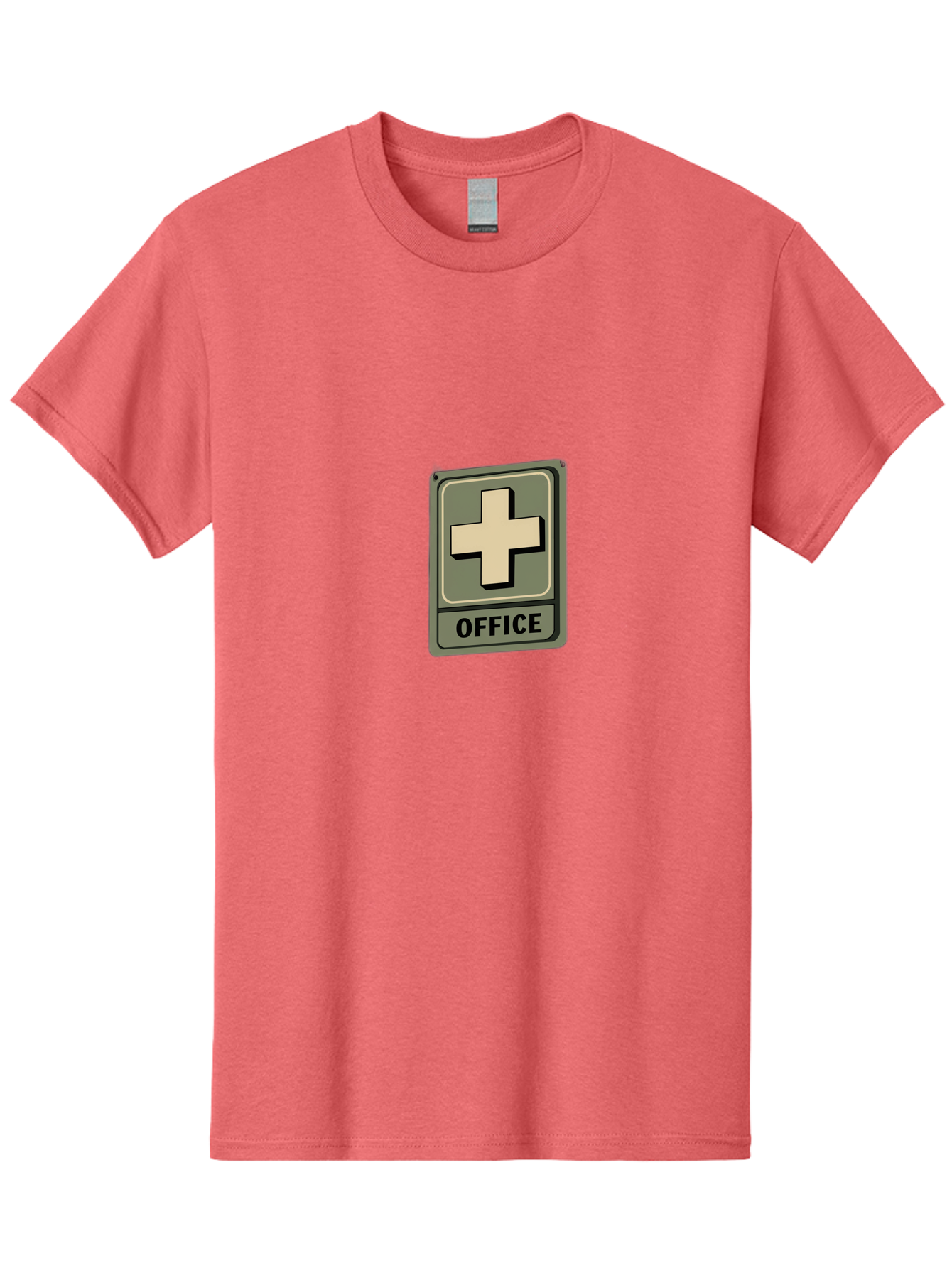 Medical-Office-Sign Men'S Graphic Tee, 100% Cotton, Comfortable Casual Summer Wear, Machine Washable, Medical Cross Symbol, Office Sign, Healthcare Icon, Medical Office, Health Care Sign, Cross Symbol, Medical Center Baa996