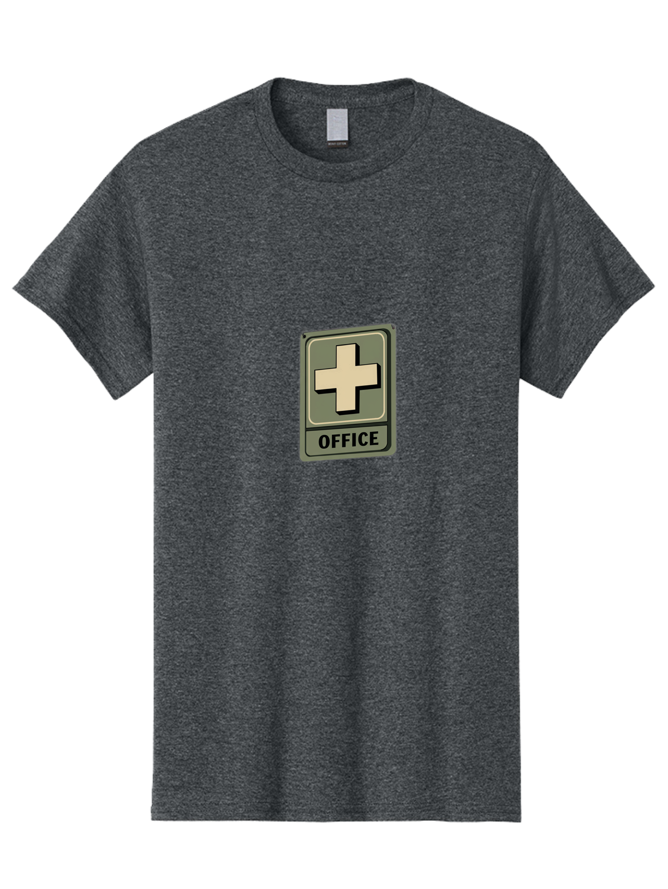 Medical-Office-Sign Men'S Graphic Tee, 100% Cotton, Comfortable Casual Summer Wear, Machine Washable, Medical Cross Symbol, Office Sign, Healthcare Icon, Medical Office, Health Care Sign, Cross Symbol, Medical Center Baa996
