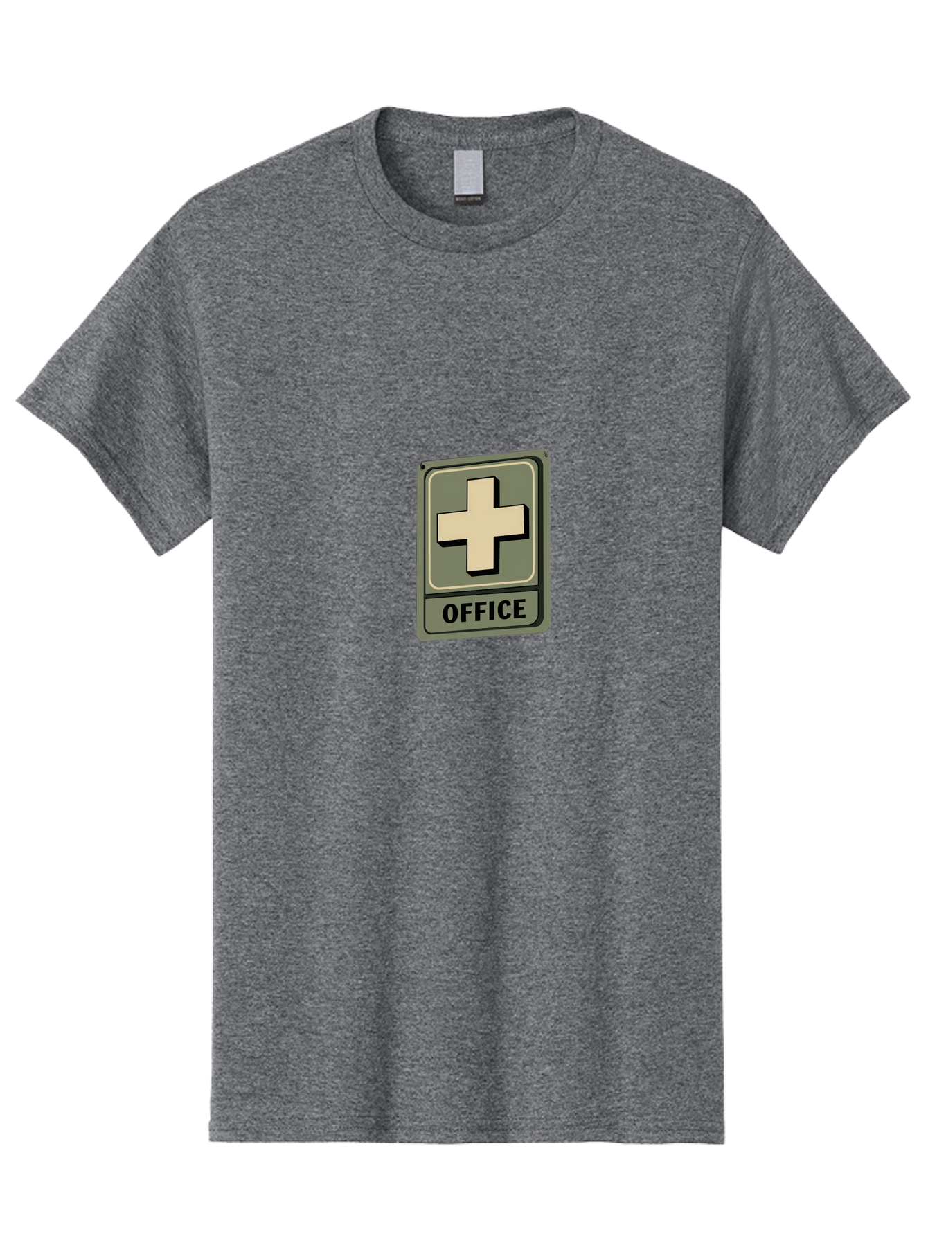 Medical-Office-Sign Men'S Graphic Tee, 100% Cotton, Comfortable Casual Summer Wear, Machine Washable, Medical Cross Symbol, Office Sign, Healthcare Icon, Medical Office, Health Care Sign, Cross Symbol, Medical Center Baa996