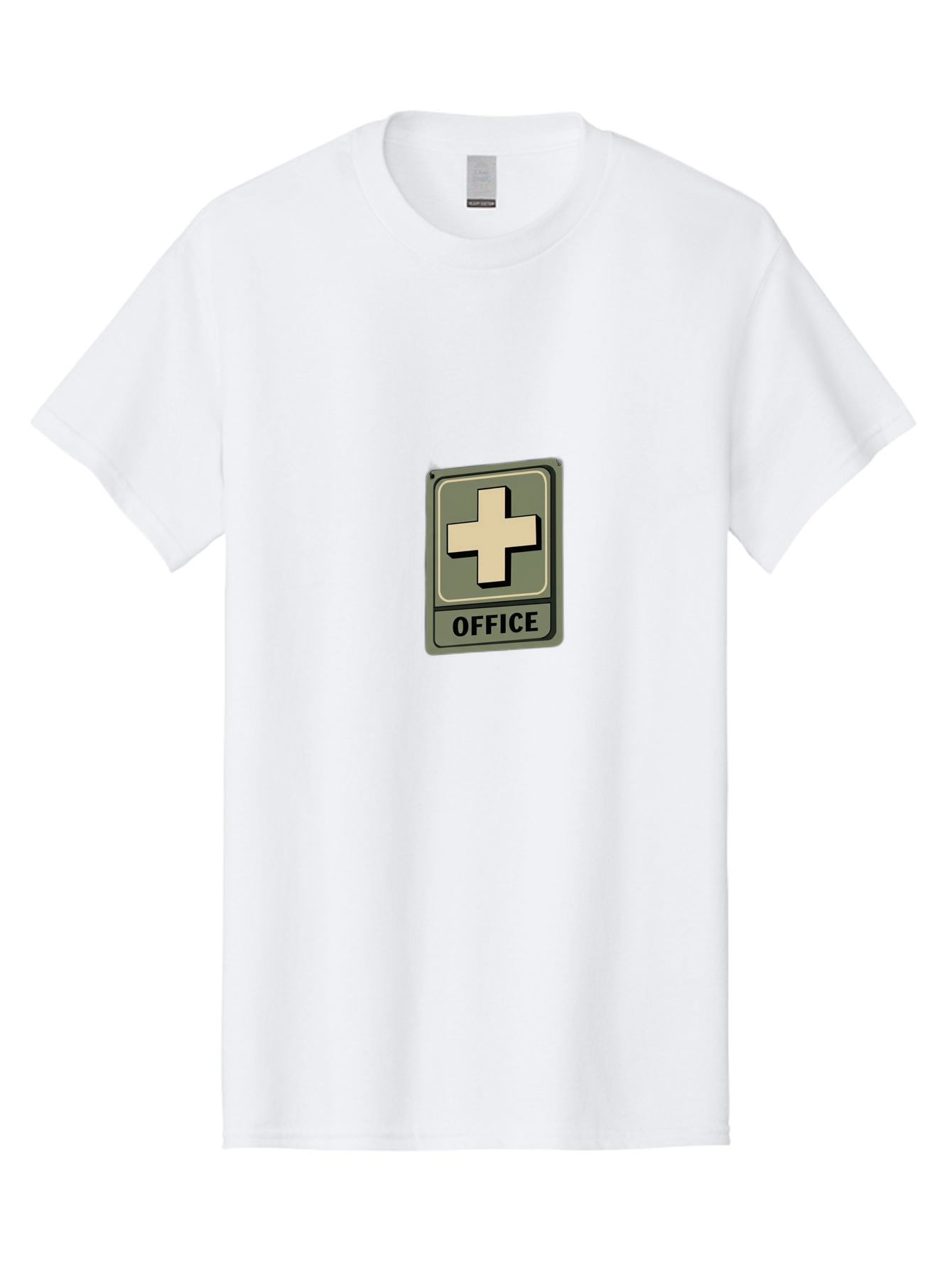 Medical-Office-Sign Men'S Graphic Tee, 100% Cotton, Comfortable Casual Summer Wear, Machine Washable, Medical Cross Symbol, Office Sign, Healthcare Icon, Medical Office, Health Care Sign, Cross Symbol, Medical Center Baa996