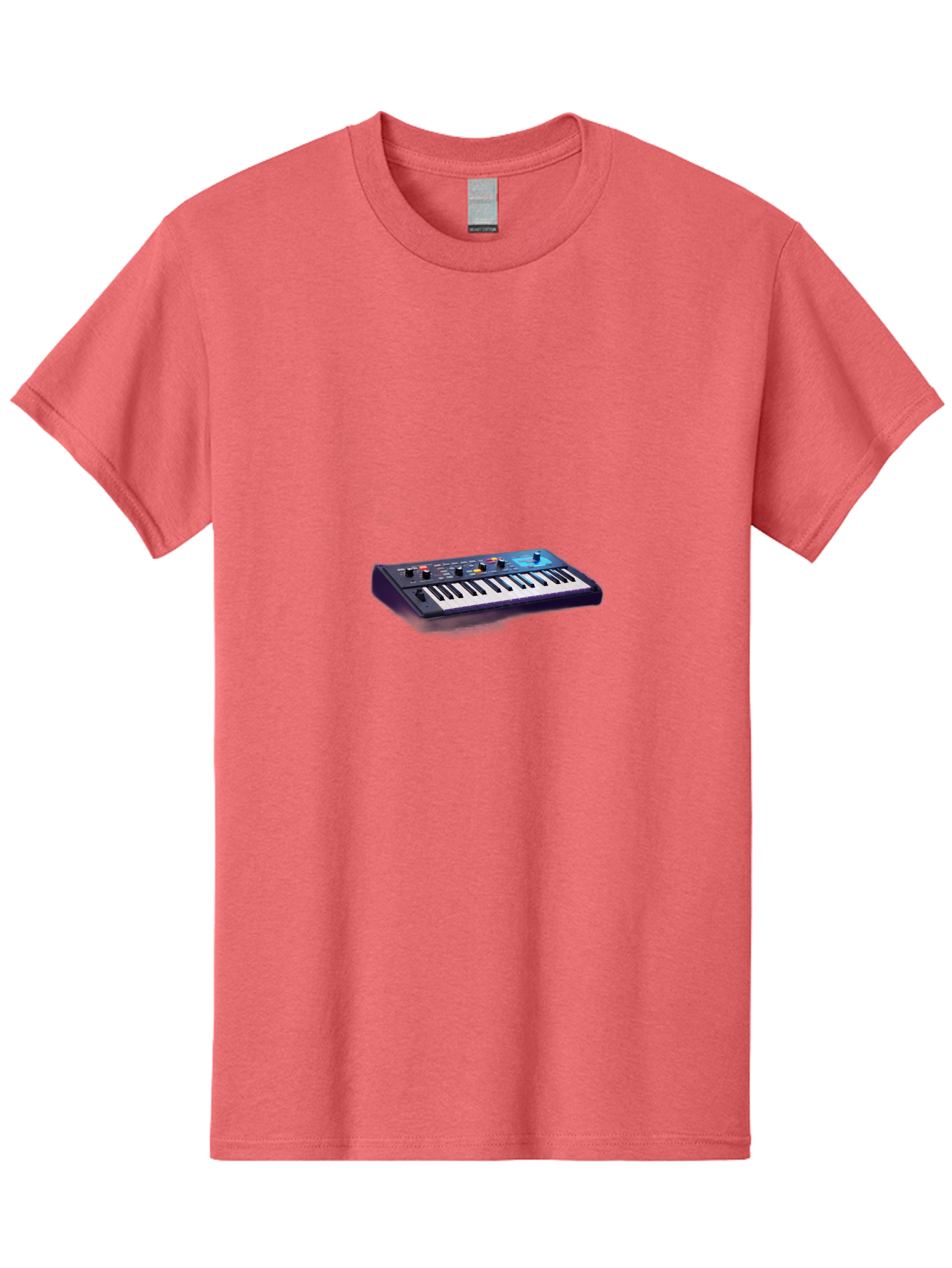 Midi-Keyboard-Controller Men'S Graphic Tee, 100% Cotton, Comfortable Casual Summer Wear, Machine Washable, Midi Keyboard, Music Production, Electronic Music, Synthesizer, Sound Design, Music Equipment, Audio Interface, Studio Gear Bab006