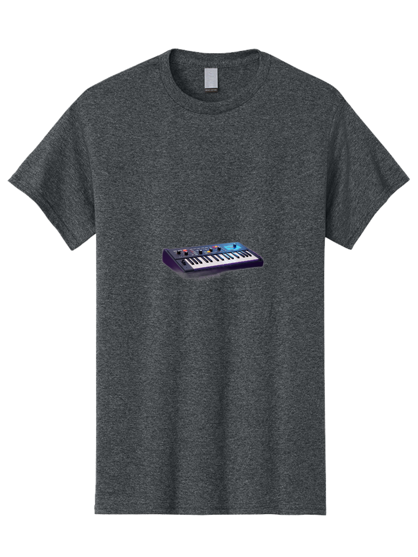 Midi-Keyboard-Controller Men'S Graphic Tee, 100% Cotton, Comfortable Casual Summer Wear, Machine Washable, Midi Keyboard, Music Production, Electronic Music, Synthesizer, Sound Design, Music Equipment, Audio Interface, Studio Gear Bab006