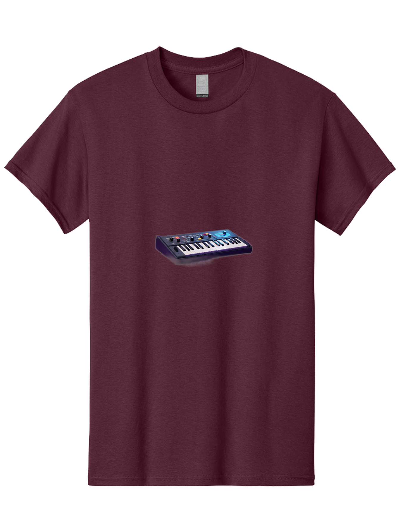 Midi-Keyboard-Controller Men'S Graphic Tee, 100% Cotton, Comfortable Casual Summer Wear, Machine Washable, Midi Keyboard, Music Production, Electronic Music, Synthesizer, Sound Design, Music Equipment, Audio Interface, Studio Gear Bab006