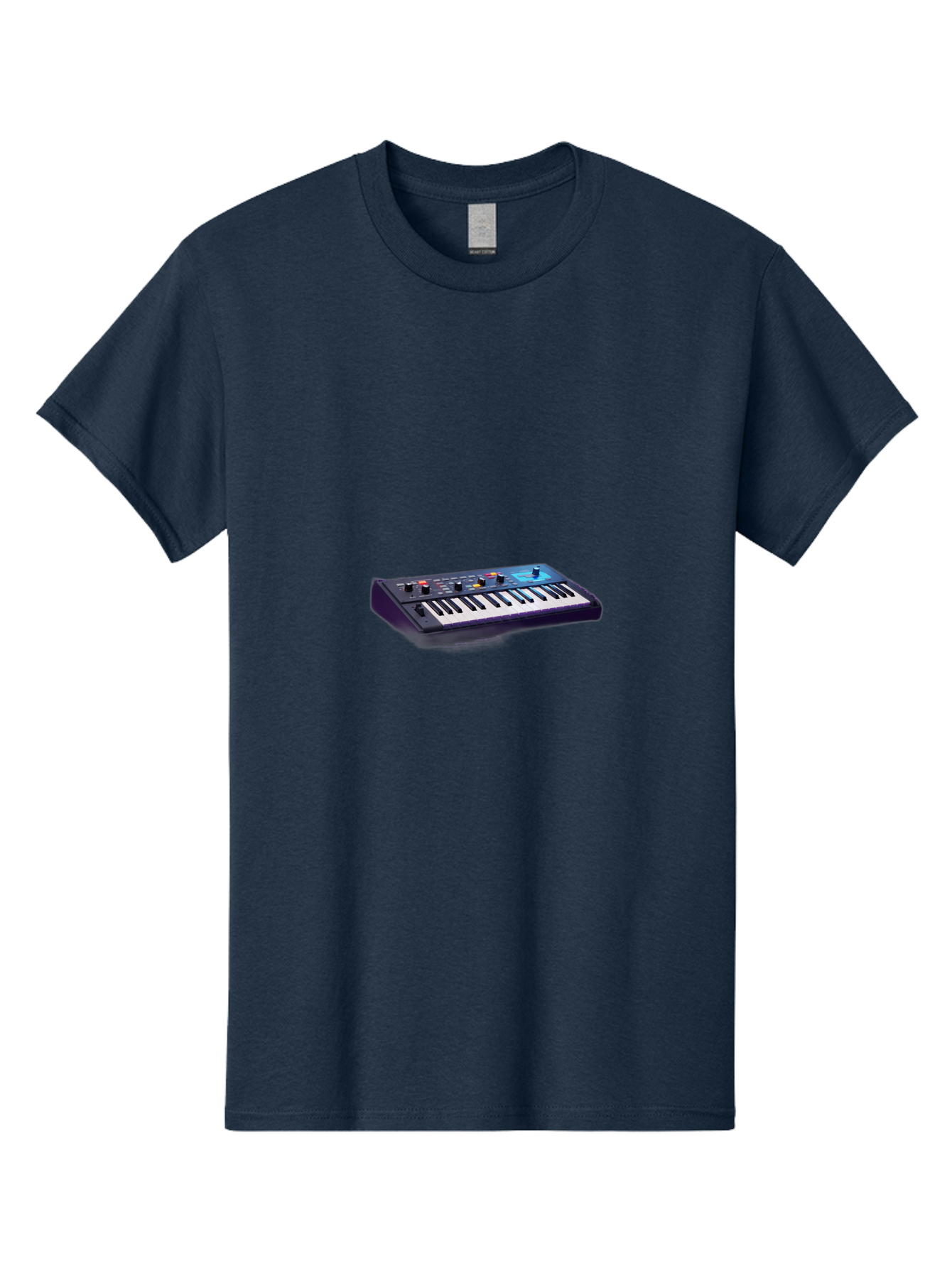 Midi-Keyboard-Controller Men'S Graphic Tee, 100% Cotton, Comfortable Casual Summer Wear, Machine Washable, Midi Keyboard, Music Production, Electronic Music, Synthesizer, Sound Design, Music Equipment, Audio Interface, Studio Gear Bab006