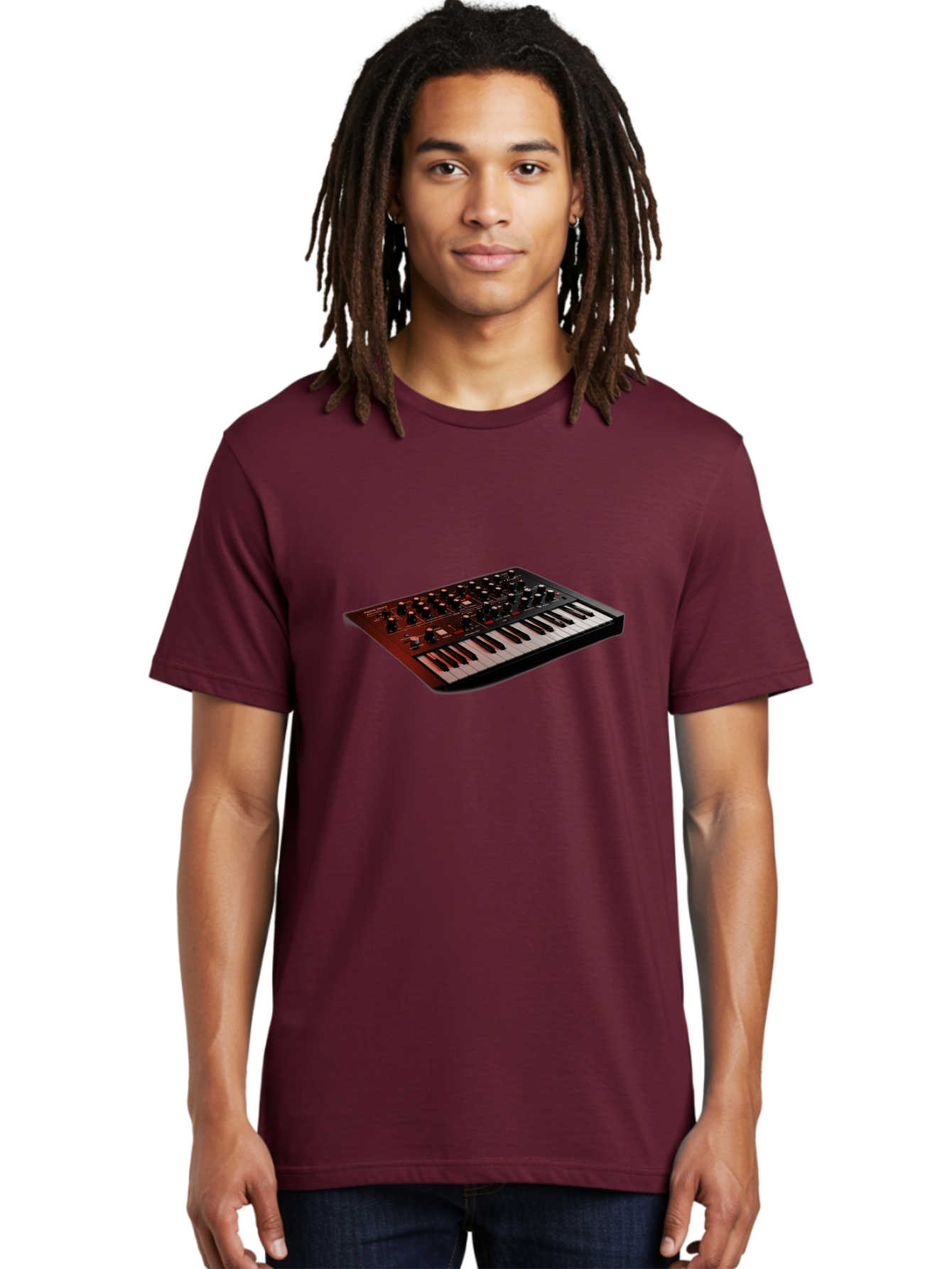 Moog-Subsequent-37 Men'S Graphic Tee, 100% Cotton, Comfortable Casual Summer Wear, Machine Washable, Moog Synthesizer, Musical Instrument, Electronic Music Equipment, Sound Production, Music Technology, Studio Gear, Analog Synthesizer, Bab020