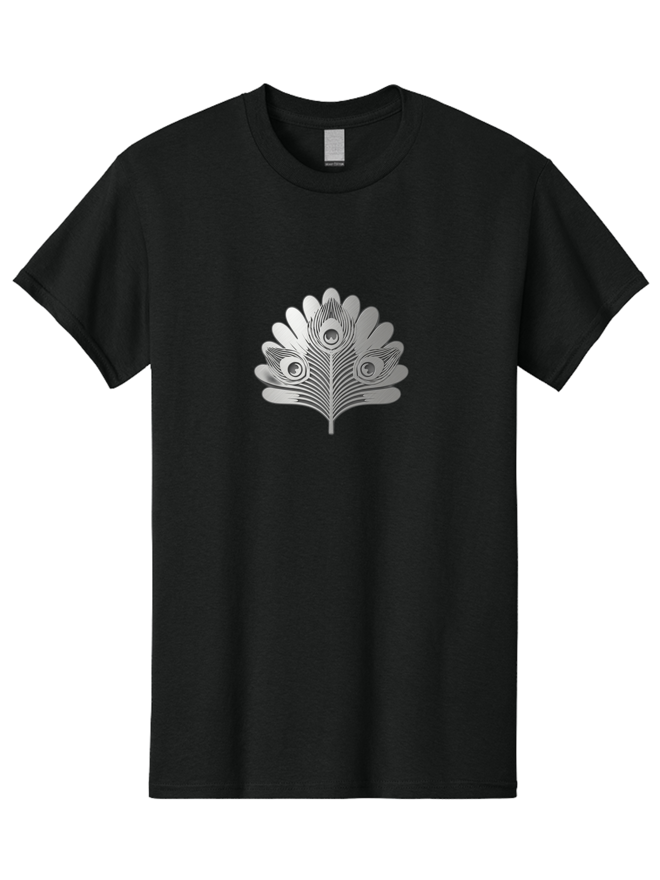 Peacock-Feather-9 Men'S Graphic Tee, 100% Cotton, Comfortable Casual Summer Wear, Machine Washable, Symbolic Design, Ornate Patterns, Feathered Motifs, Elegant Graphics, Detailed Artwork, Stylish Emblem, Luxury Icon, Decorative Elements Bab117