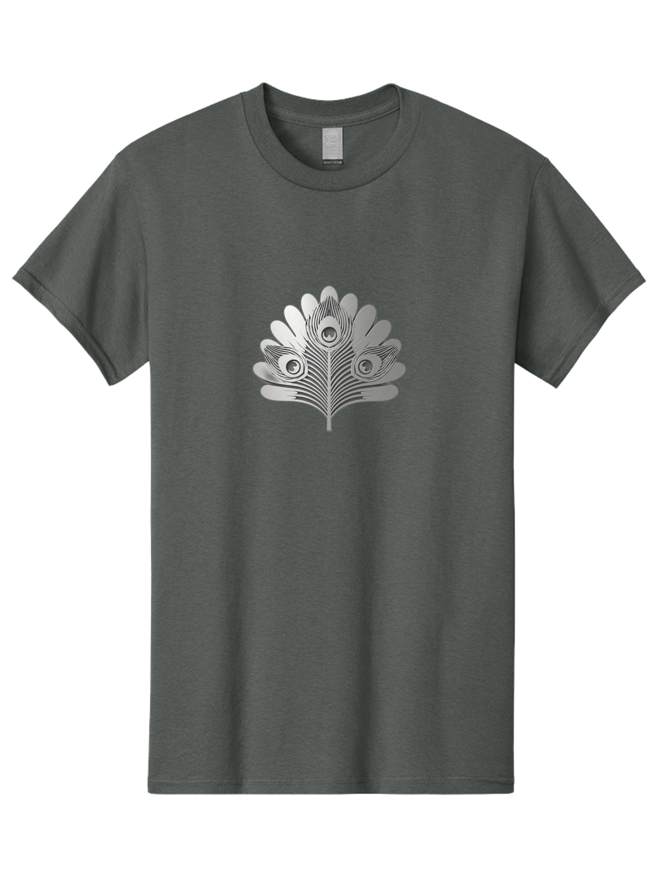 Peacock-Feather-9 Men'S Graphic Tee, 100% Cotton, Comfortable Casual Summer Wear, Machine Washable, Symbolic Design, Ornate Patterns, Feathered Motifs, Elegant Graphics, Detailed Artwork, Stylish Emblem, Luxury Icon, Decorative Elements Bab117