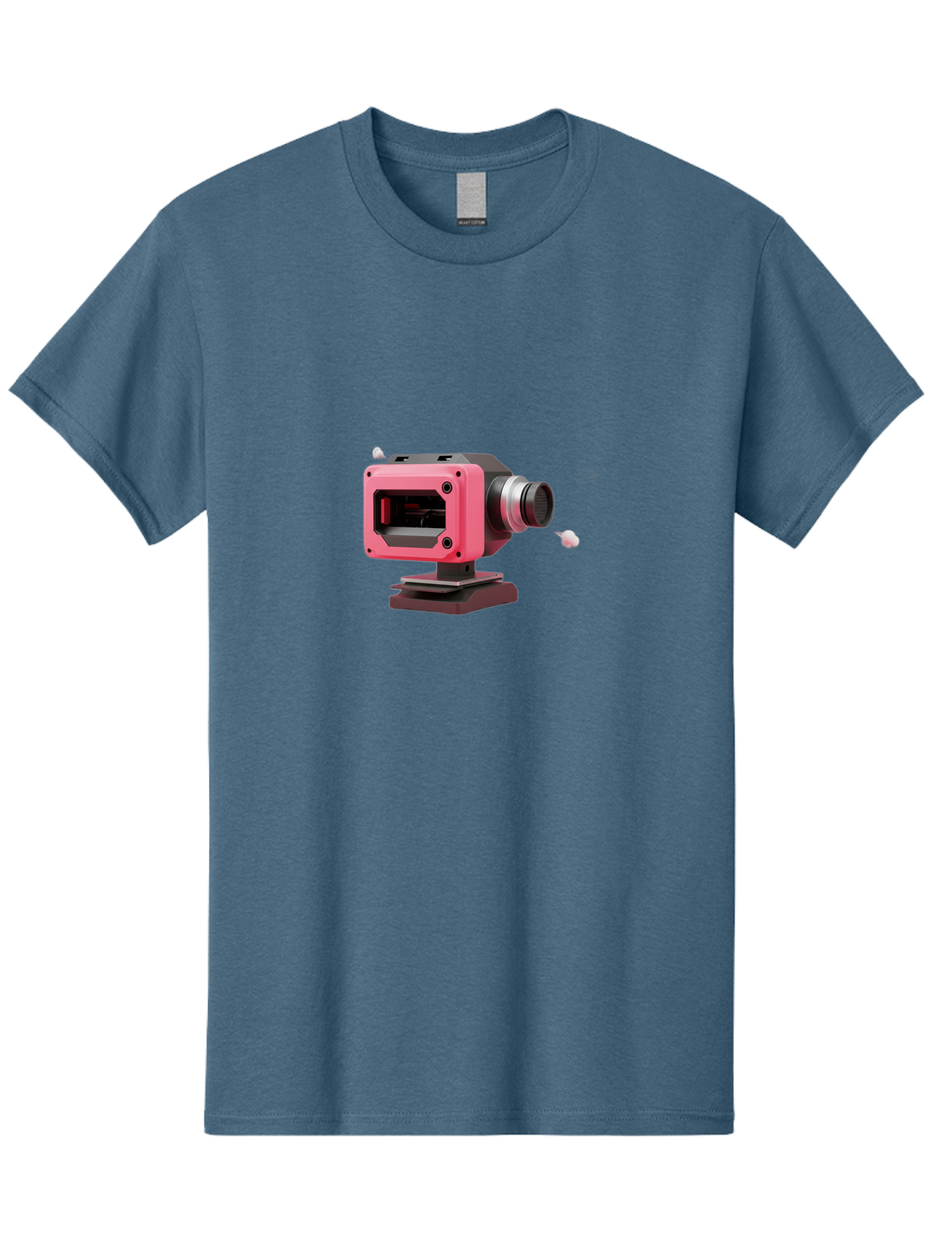 Pink-3D-Camera Men'S Graphic Tee, 100% Cotton, Comfortable Casual Summer Wear, Machine Washable, Pink Camera, Photography Equipment, Camera Lens, Modern Technology, Futuristic Design, Digital Photography, Studio Equipment, 3D Camera Bab141