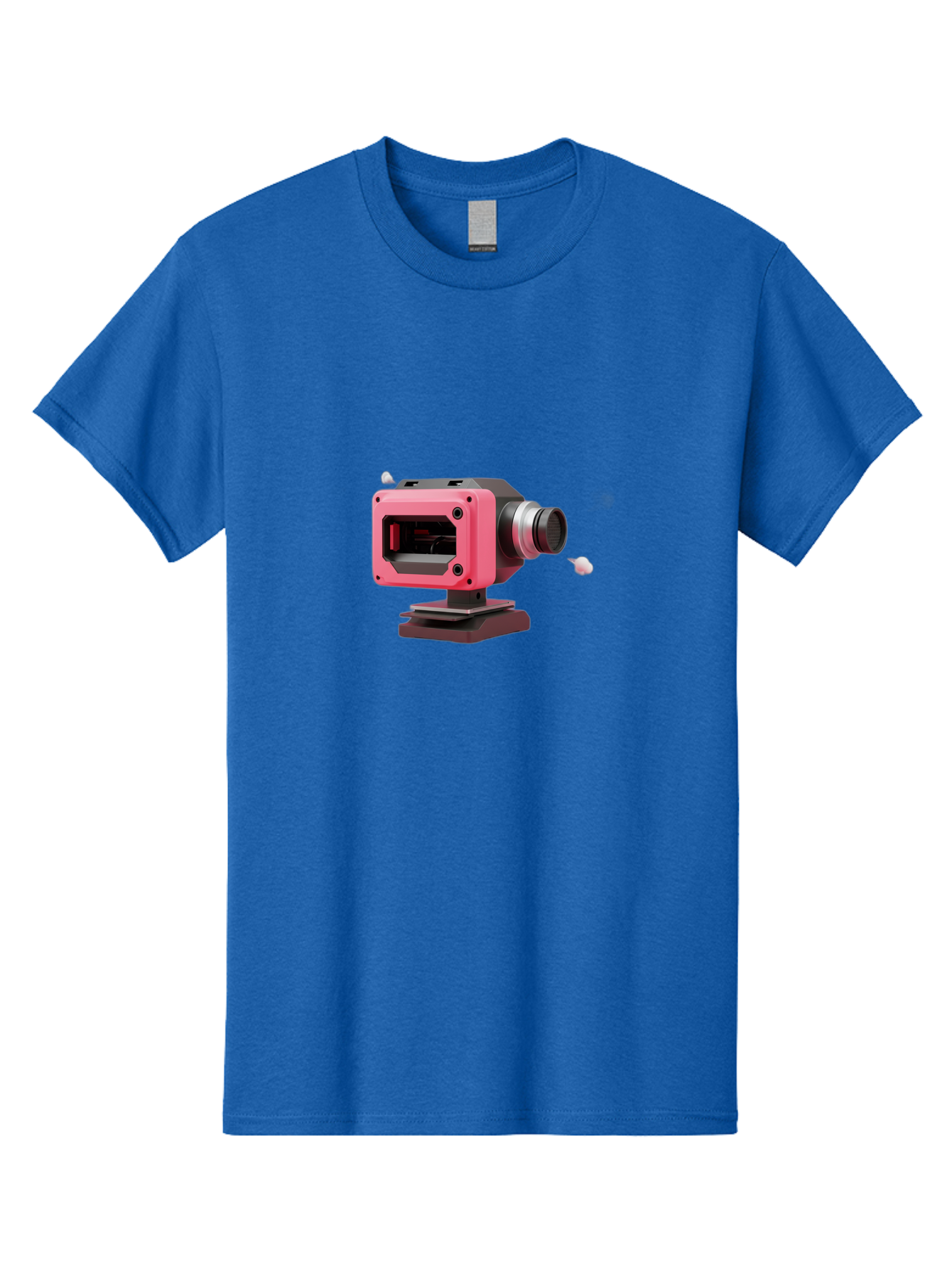 Pink-3D-Camera Men'S Graphic Tee, 100% Cotton, Comfortable Casual Summer Wear, Machine Washable, Pink Camera, Photography Equipment, Camera Lens, Modern Technology, Futuristic Design, Digital Photography, Studio Equipment, 3D Camera Bab141