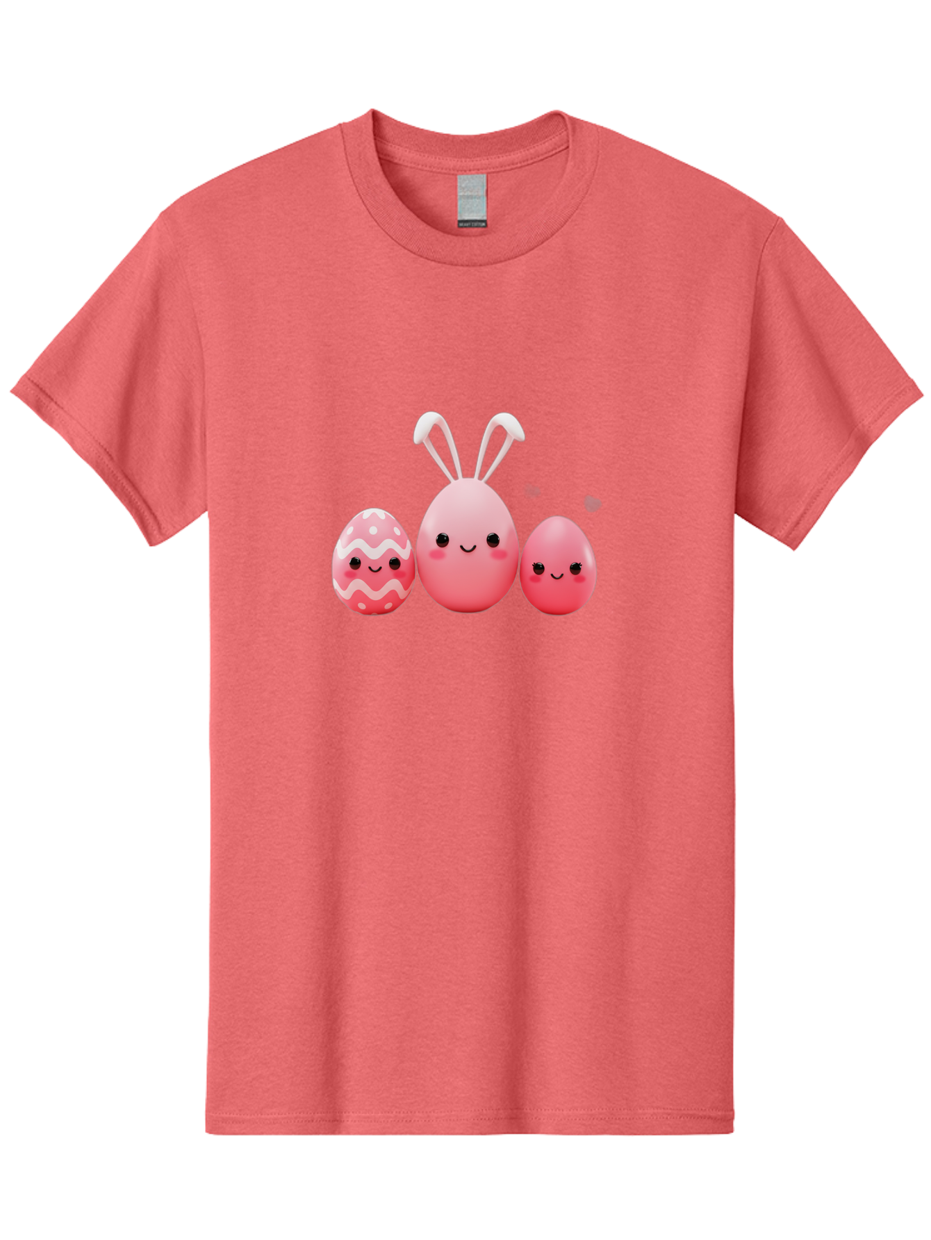 Pink-Easter-Eggs Men'S Graphic Tee, 100% Cotton, Comfortable Casual Summer Wear, Machine Washable, Pink Easter Eggs, Cute Easter Eggs, Easter Egg Hunt, Adorable Eggs, Egg Characters, Easter Bunny, Happy Easter, Funny Easter Eggs, Bab163