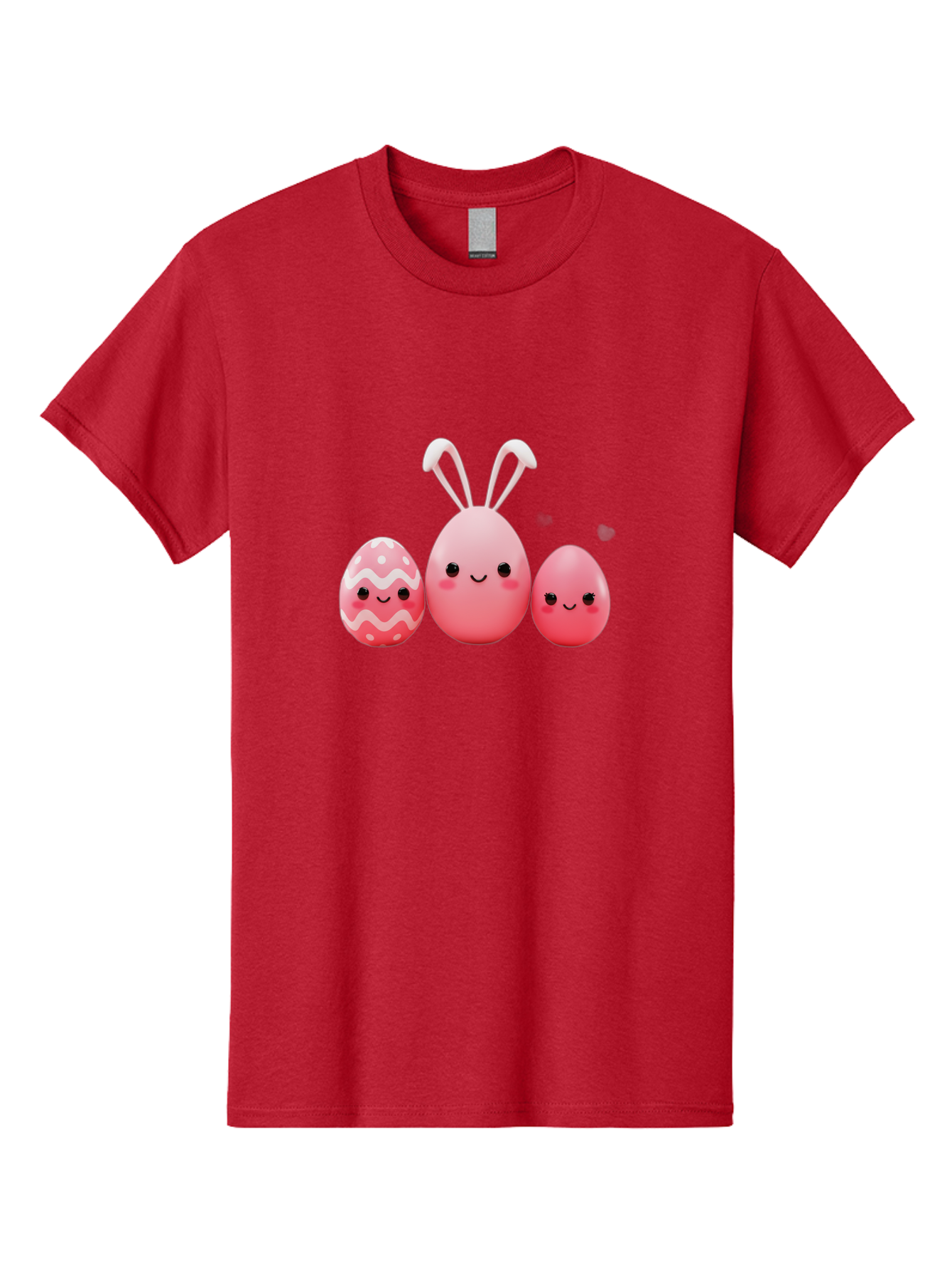 Pink-Easter-Eggs Men'S Graphic Tee, 100% Cotton, Comfortable Casual Summer Wear, Machine Washable, Pink Easter Eggs, Cute Easter Eggs, Easter Egg Hunt, Adorable Eggs, Egg Characters, Easter Bunny, Happy Easter, Funny Easter Eggs, Bab163