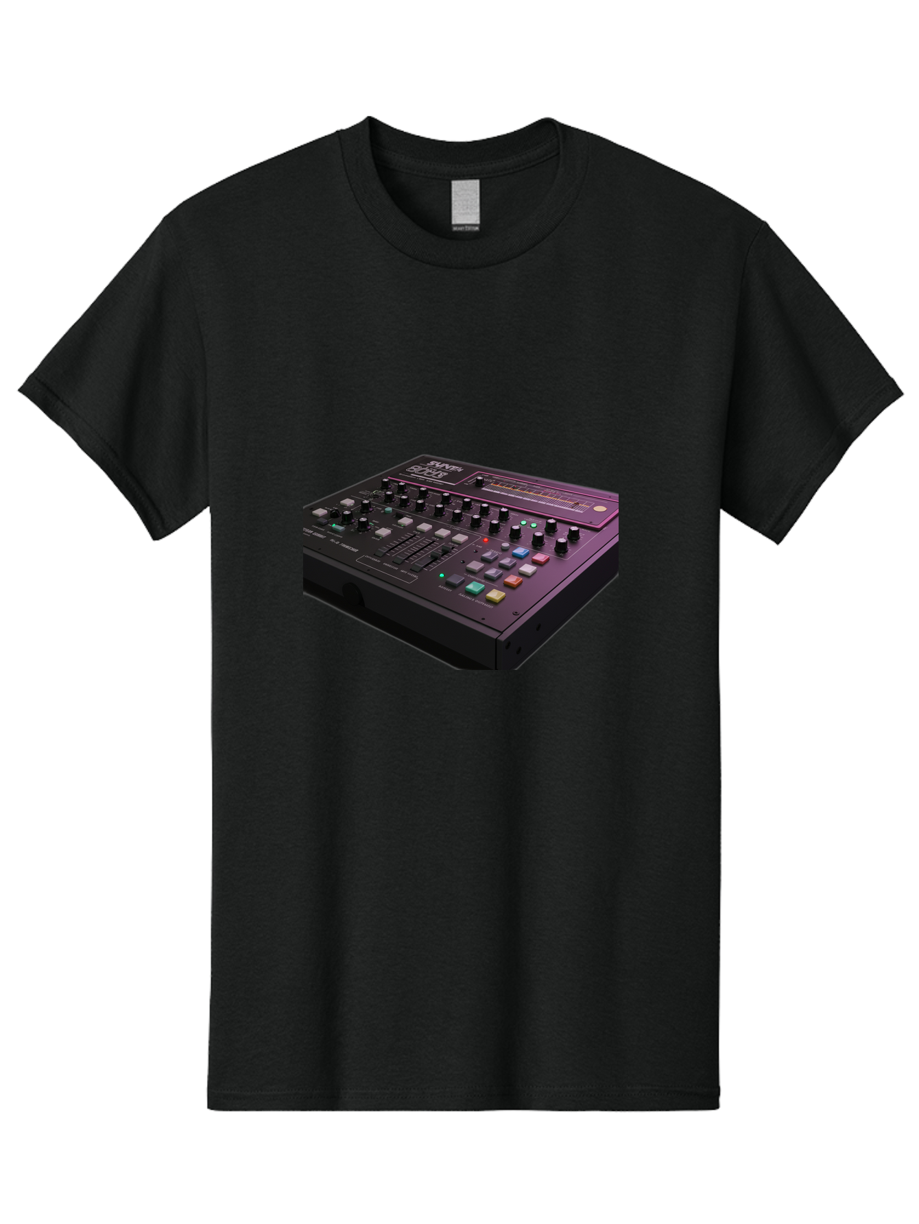 Pioneer-Dj-Ddj-400 Men'S Graphic Tee, 100% Cotton, Comfortable Casual Summer Wear, Machine Washable, Synthesizer, Audio Equipment, Music Production, Sound Design, Electronic Music, Knob Controls, Button Controls, Music Software, Bab195