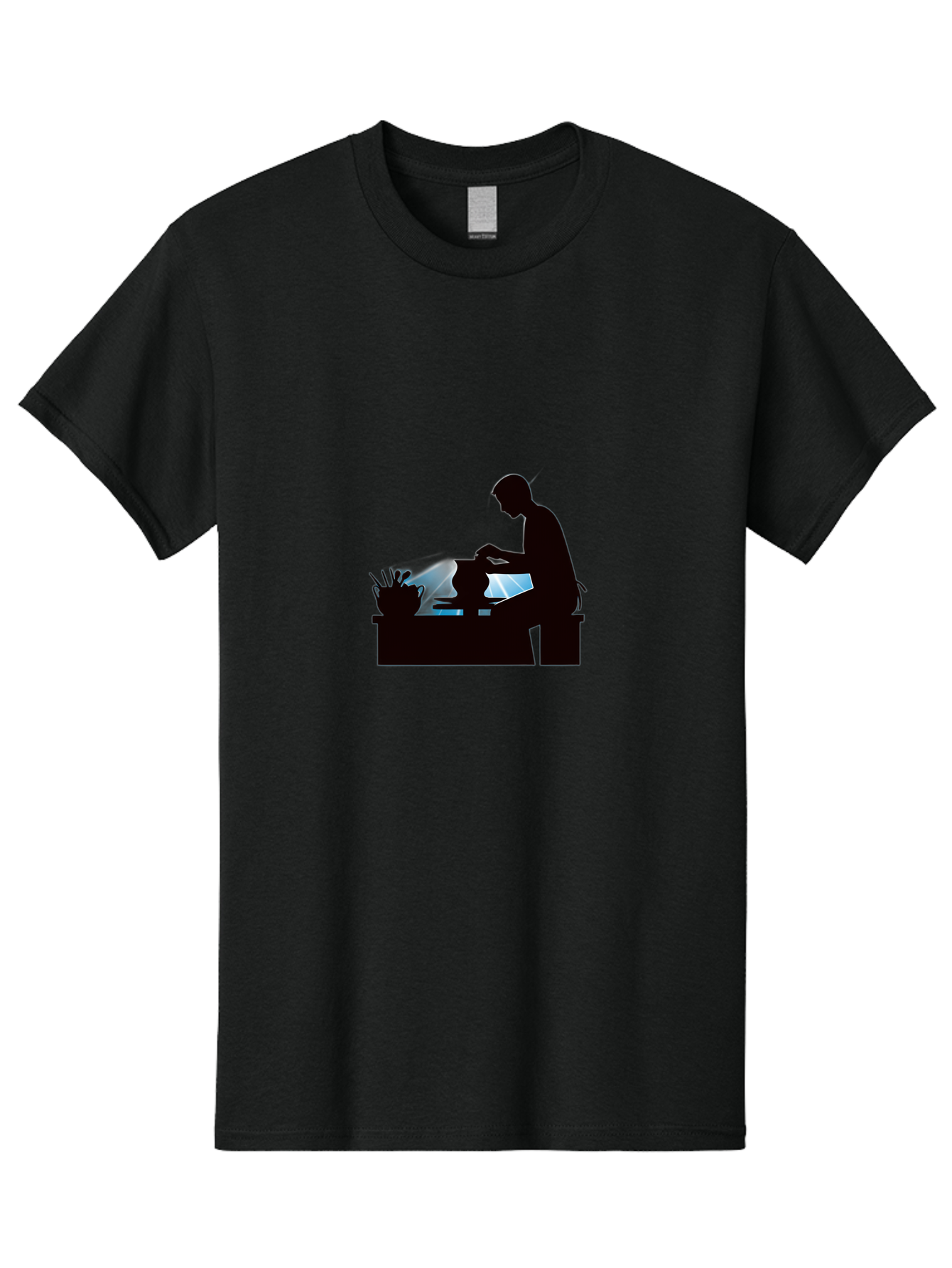 Potter-1 Men'S Graphic Tee, 100% Cotton, Comfortable Casual Summer Wear, Machine Washable, Potter At Work, Pottery Wheel, Creative Process, Craftsmanship, Artisanal Skills, Clay Modeling, Ceramic Art, Studio Work, Artistic Expression Bab218