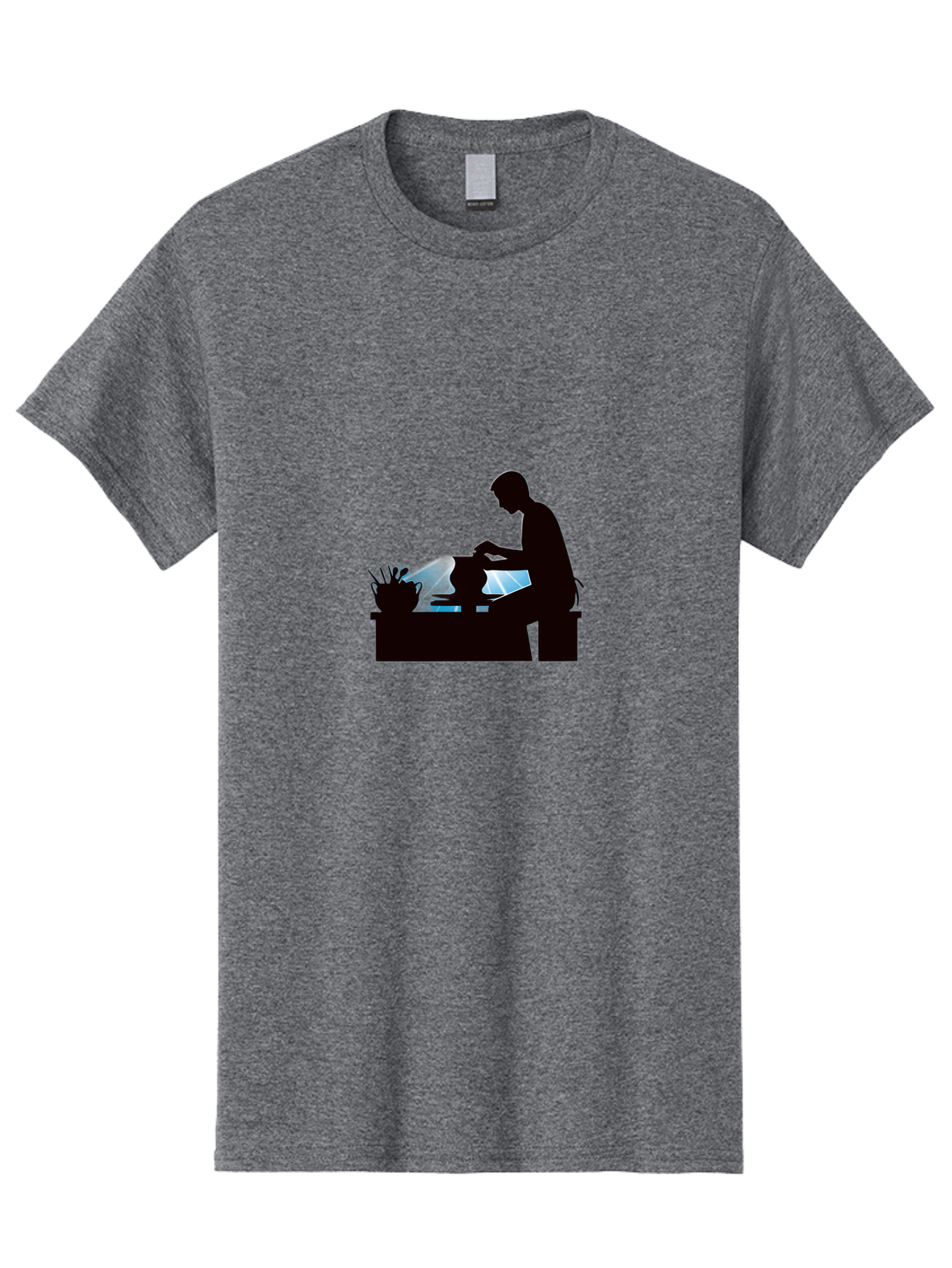 Potter-1 Men'S Graphic Tee, 100% Cotton, Comfortable Casual Summer Wear, Machine Washable, Potter At Work, Pottery Wheel, Creative Process, Craftsmanship, Artisanal Skills, Clay Modeling, Ceramic Art, Studio Work, Artistic Expression Bab218