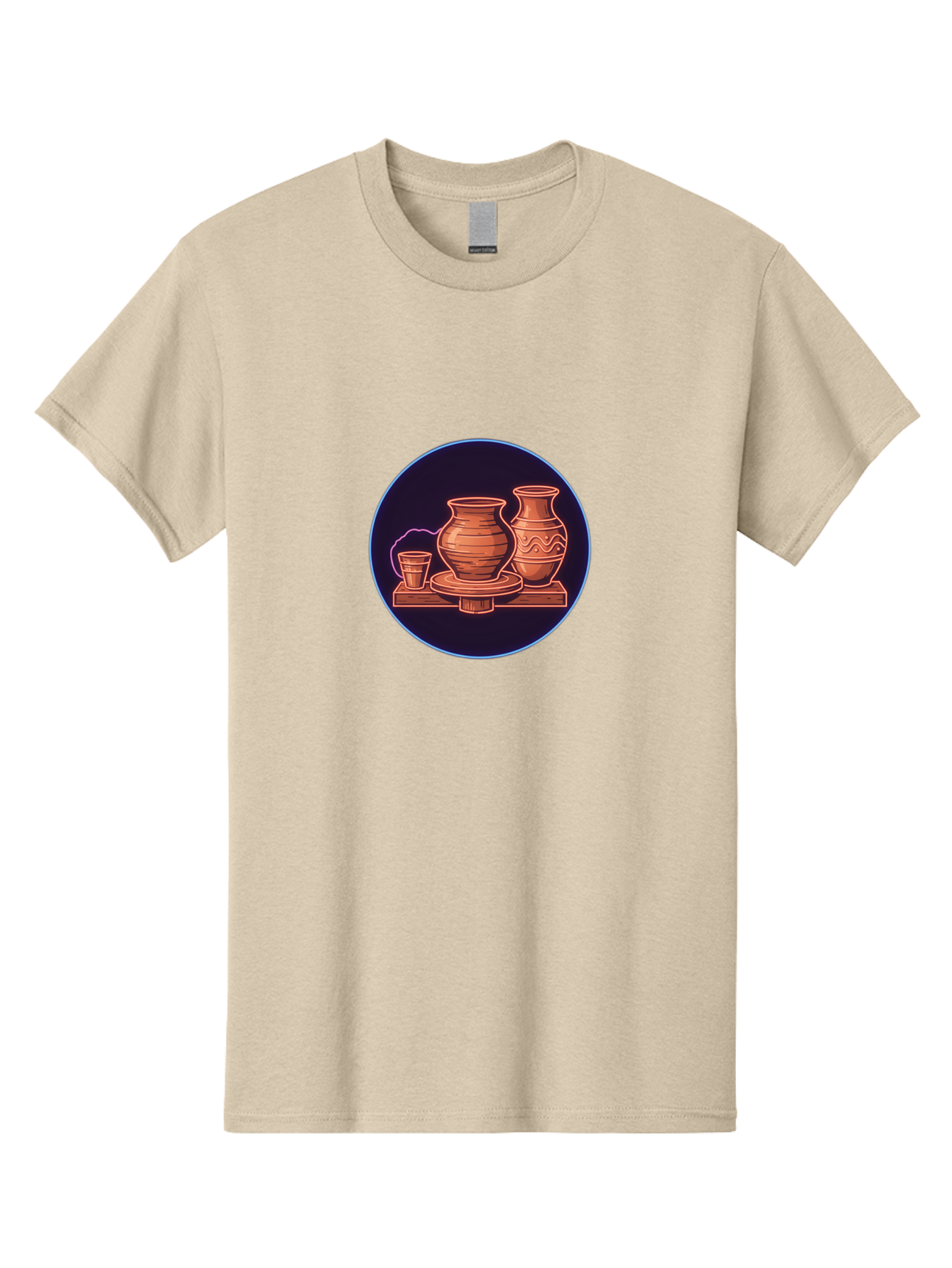 Pottery-Vases Men'S Graphic Tee, 100% Cotton, Comfortable Casual Summer Wear, Machine Washable, Clay Pots, Pottery, Ceramic Vases, Handcrafted Ceramics, Traditional Craftsmanship, Earthy Tones, Pottery Wheel, Rustic Charm, Cultural Heritage Bab248