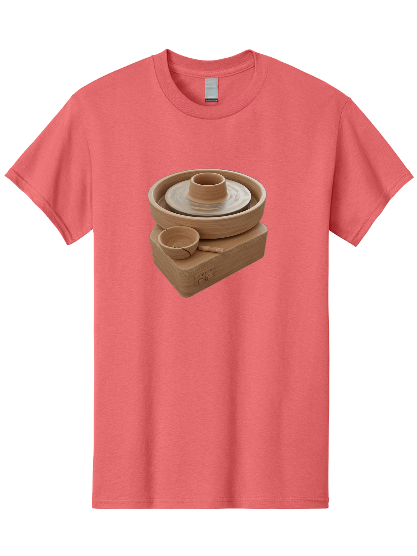 Pottery-Wheel-4 Men'S Graphic Tee, 100% Cotton, Comfortable Casual Summer Wear, Machine Washable, Potter'S Wheel, Clay Pot, Ceramics, Pottery Wheel, Handmade Crafts, Creative Art, Pottery Tools, Artisan Work, Clay Modeling, Pottery Making Bab252