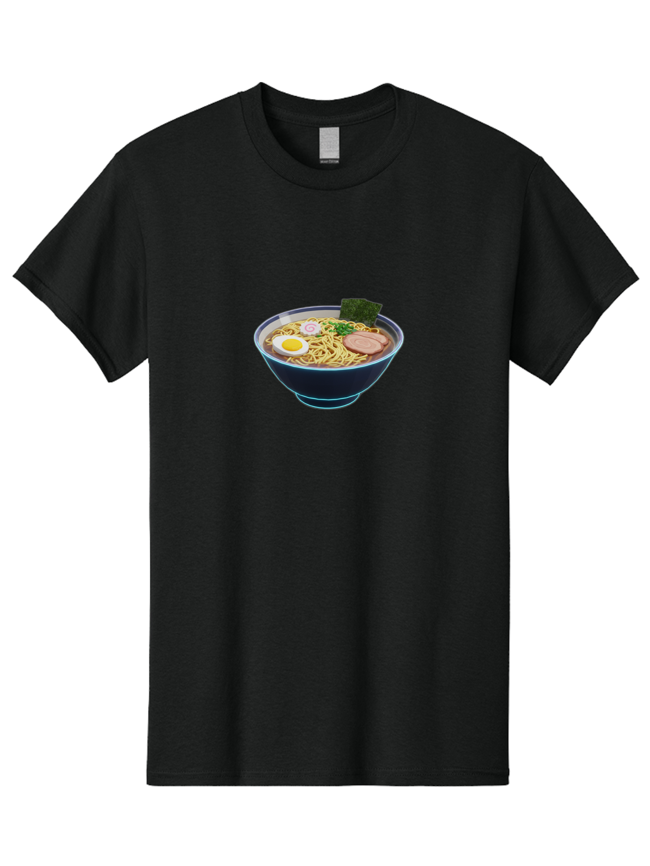 Ramen-1 Men'S Graphic Tee, 100% Cotton, Comfortable Casual Summer Wear, Machine Washable, Steaming Bowl Of Ramen Noodles, Slices Of Pork, Boiled Egg, Seaweed, Spring Onions, Japanese Cuisine, Comfort Food, Savory Broth, Noodle Soup, Bab275